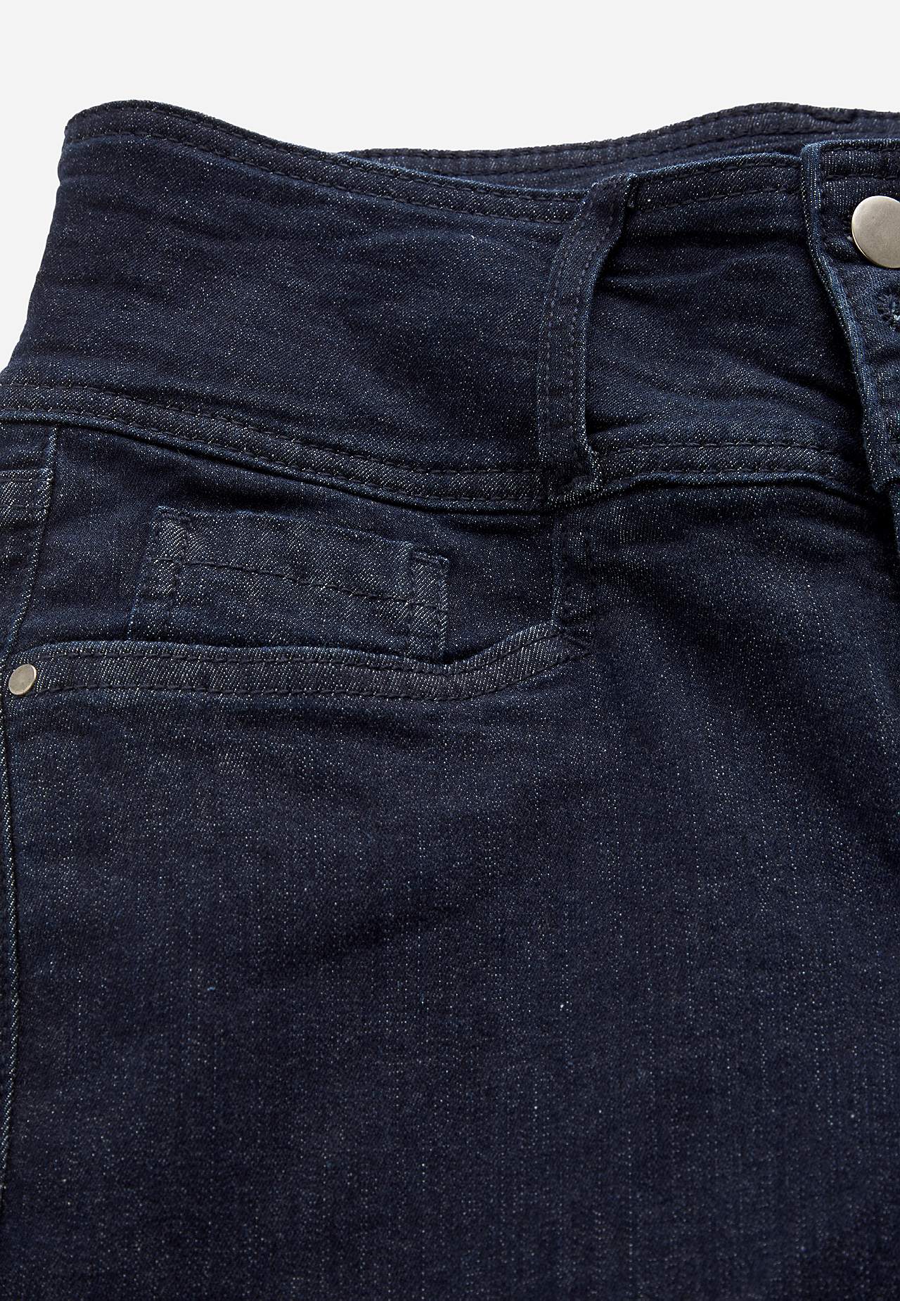 Bootcut piegriezuma džinsi ar augstu jostasvietu