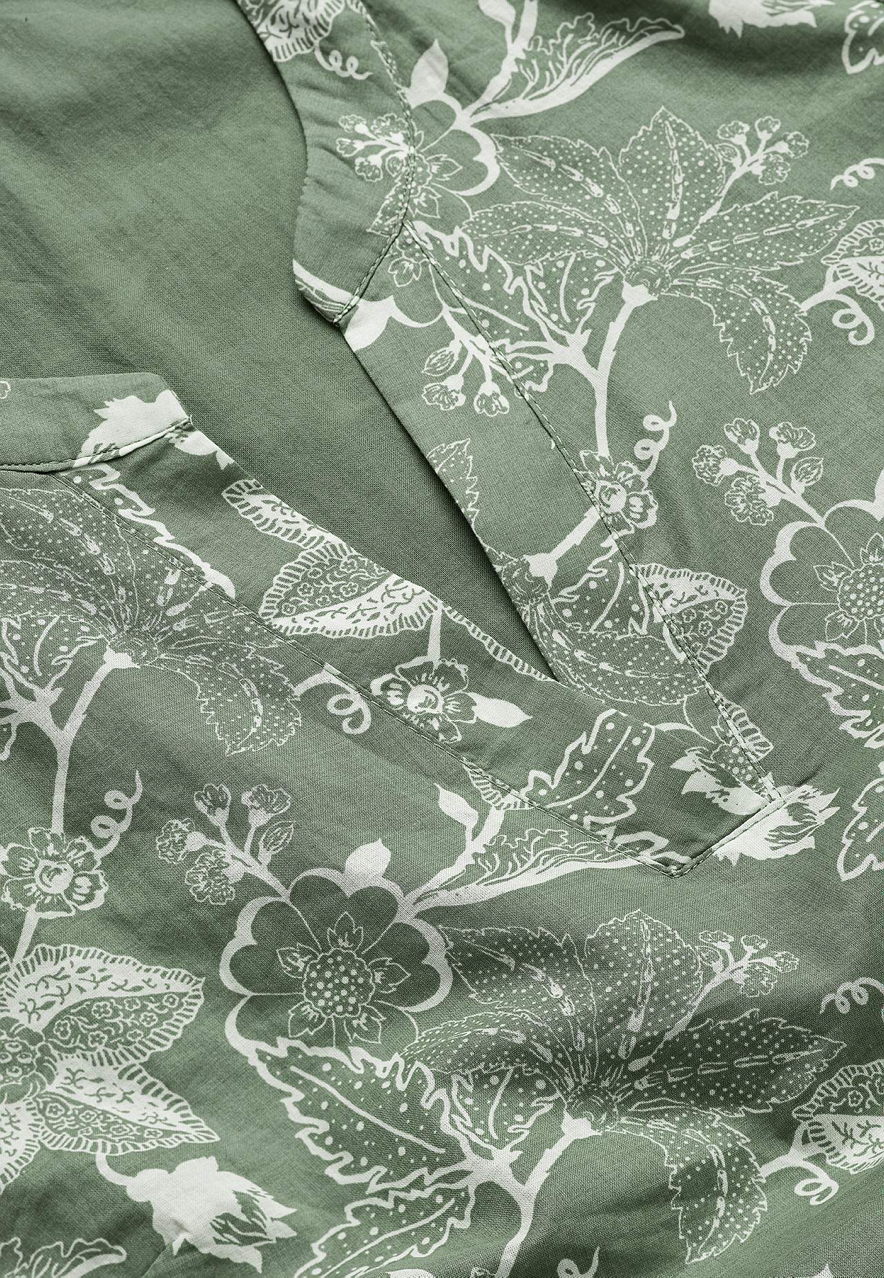 Kokvilnas kleita ar volāniem