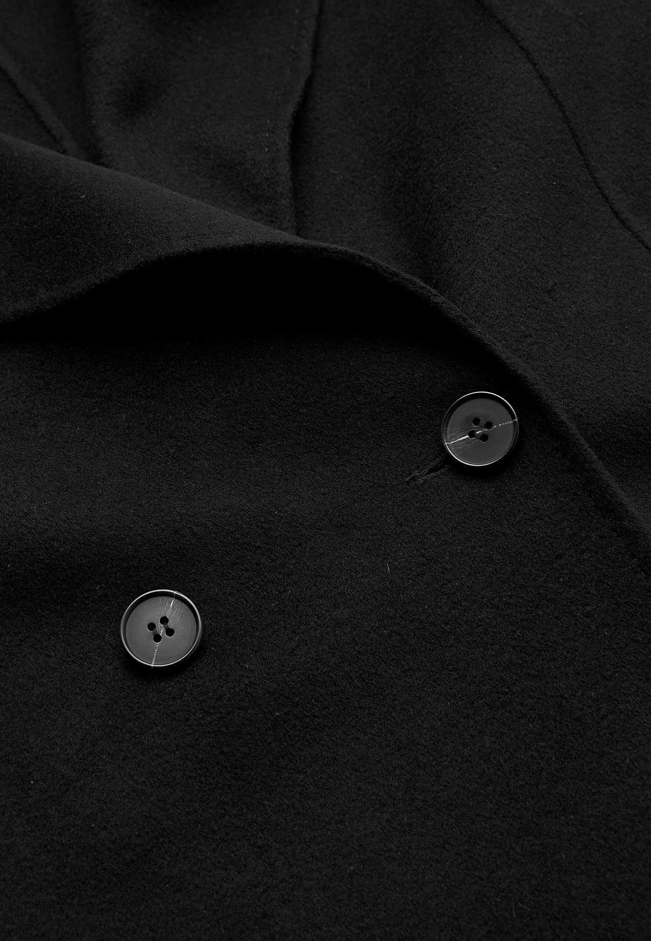 Premium vilnas mētelis ar sasienamu jostu