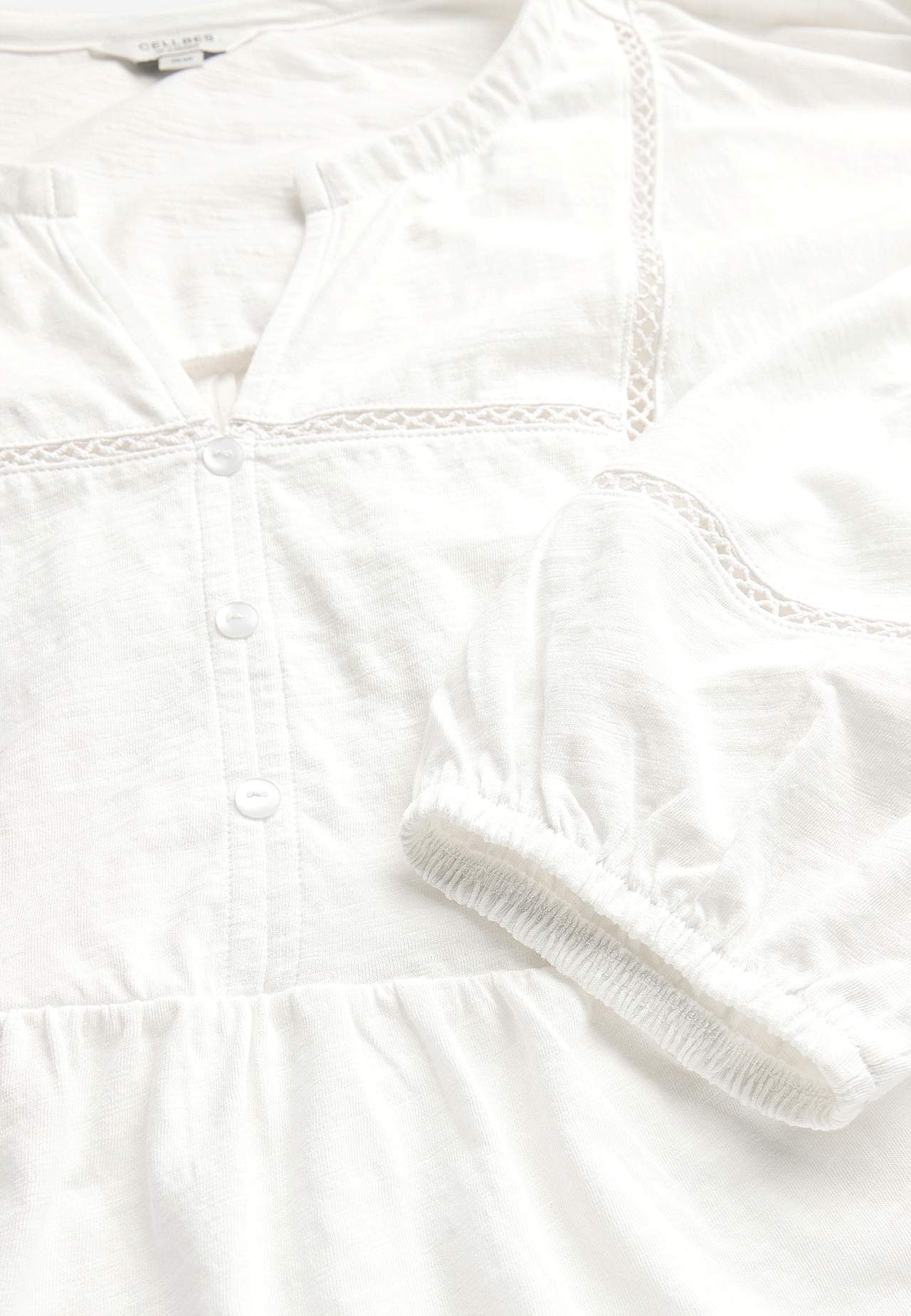 Boho stila trikotāžas tops