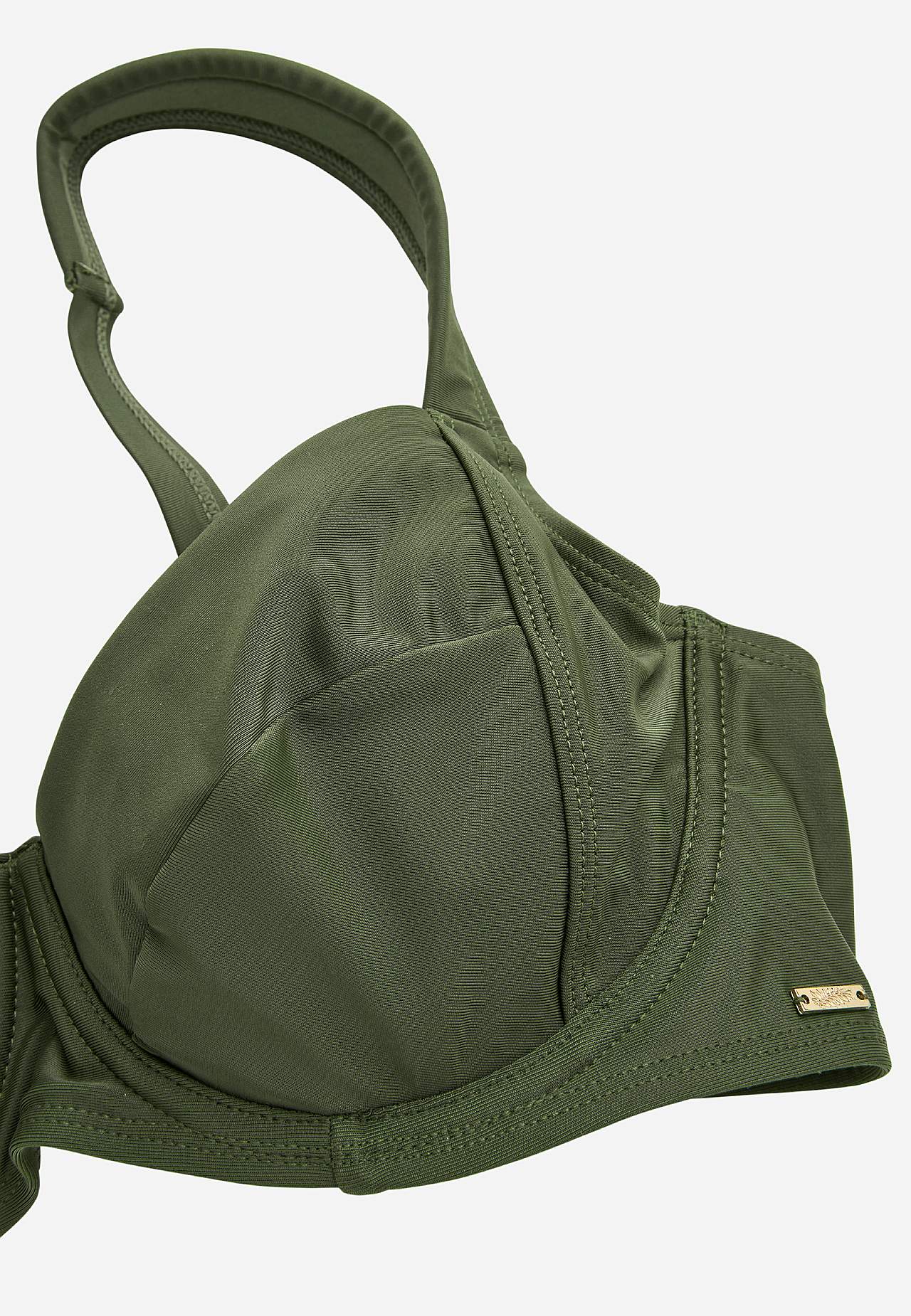 Vienkrāsains bikini krūšturis