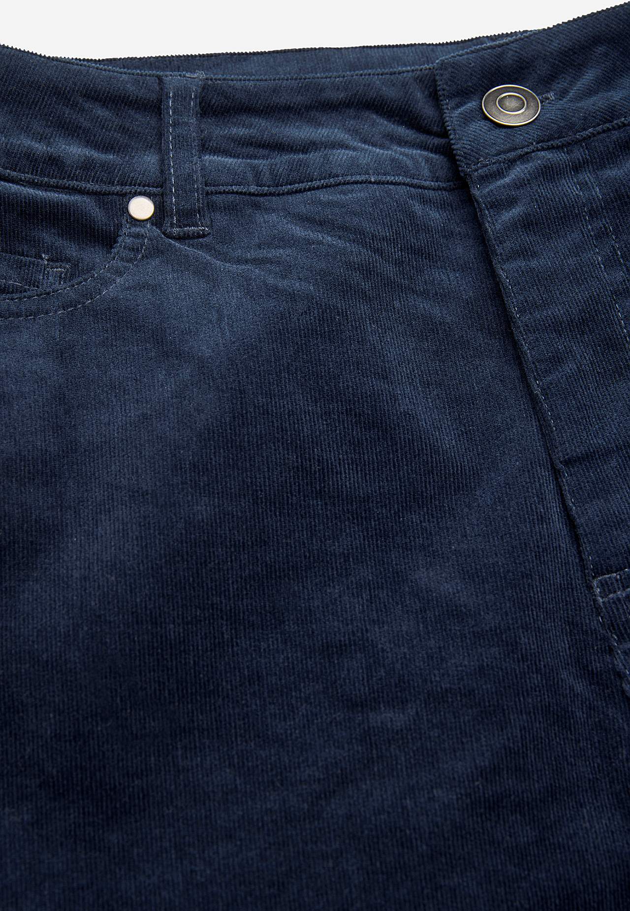 Elastīgas velveta bikses ar taisnām starām