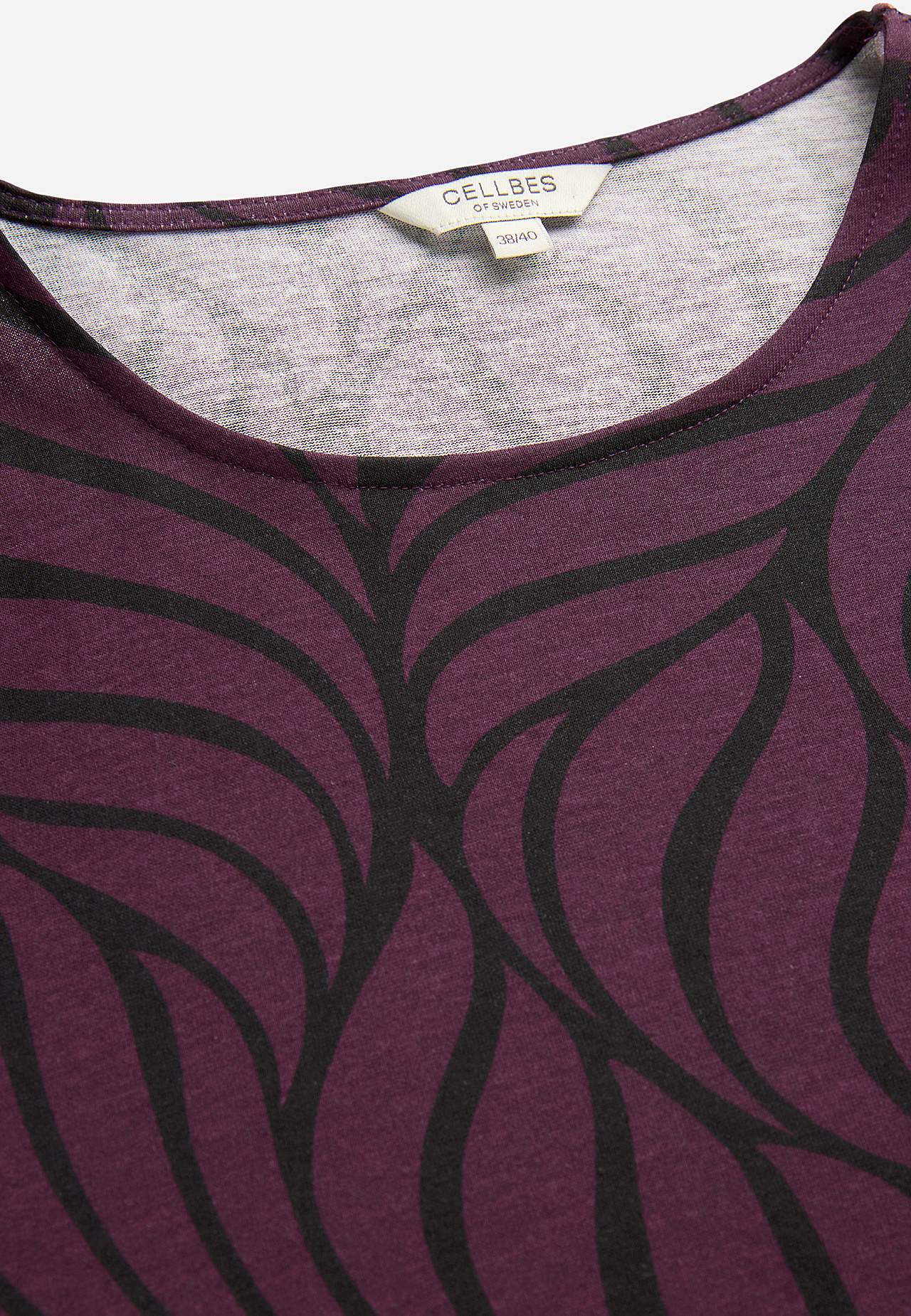 Trikotāžas tunika ar kabatām