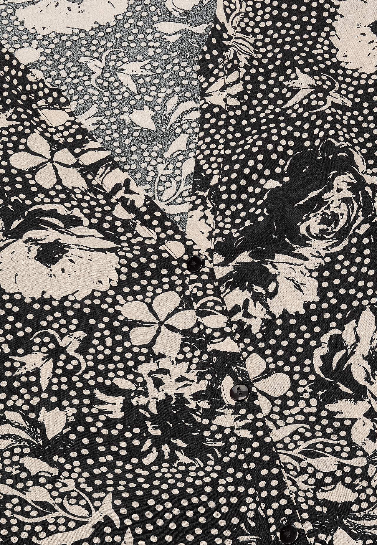 Viskozes kleita ar ziedu rakstu