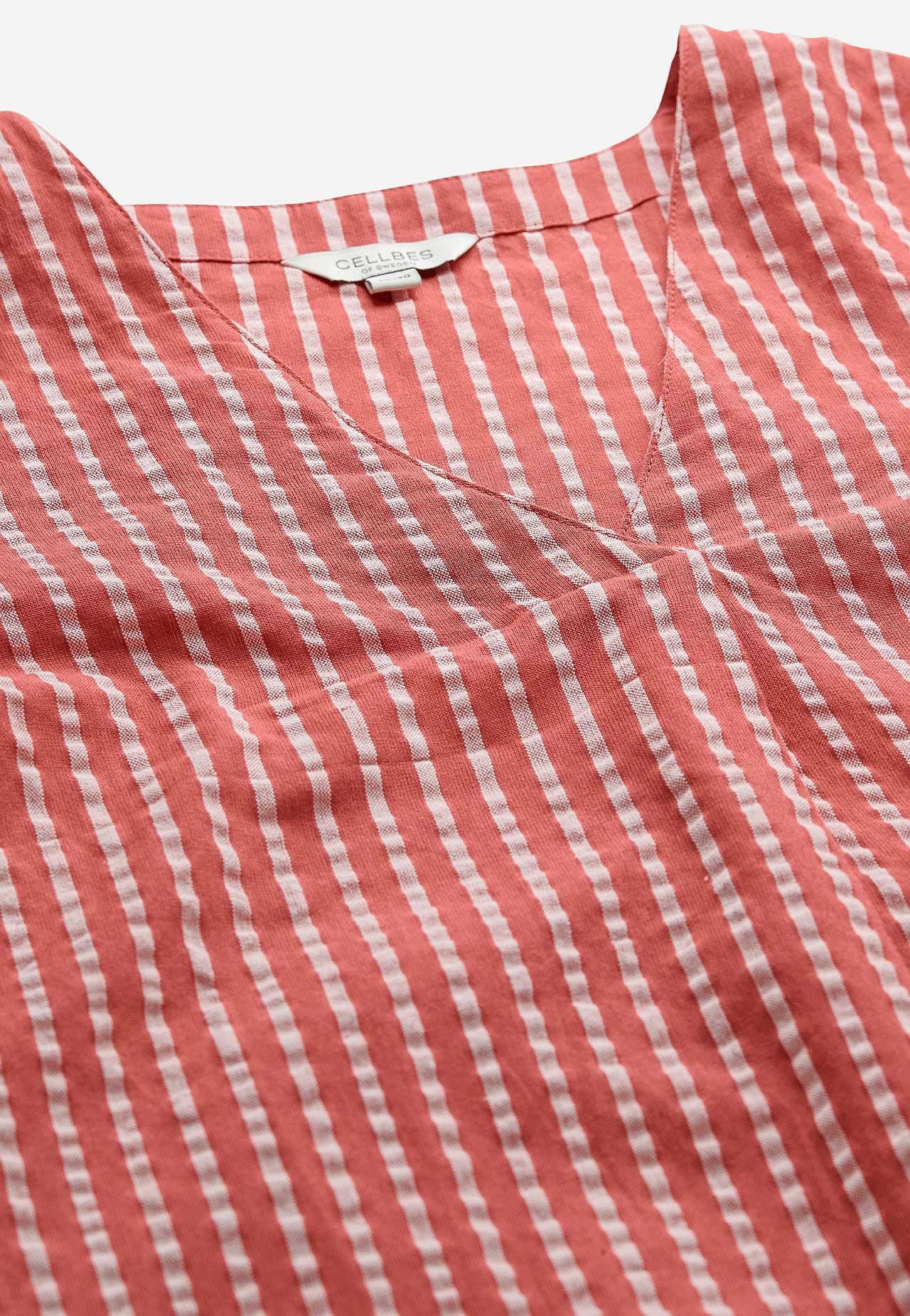 Krokota auduma blūze