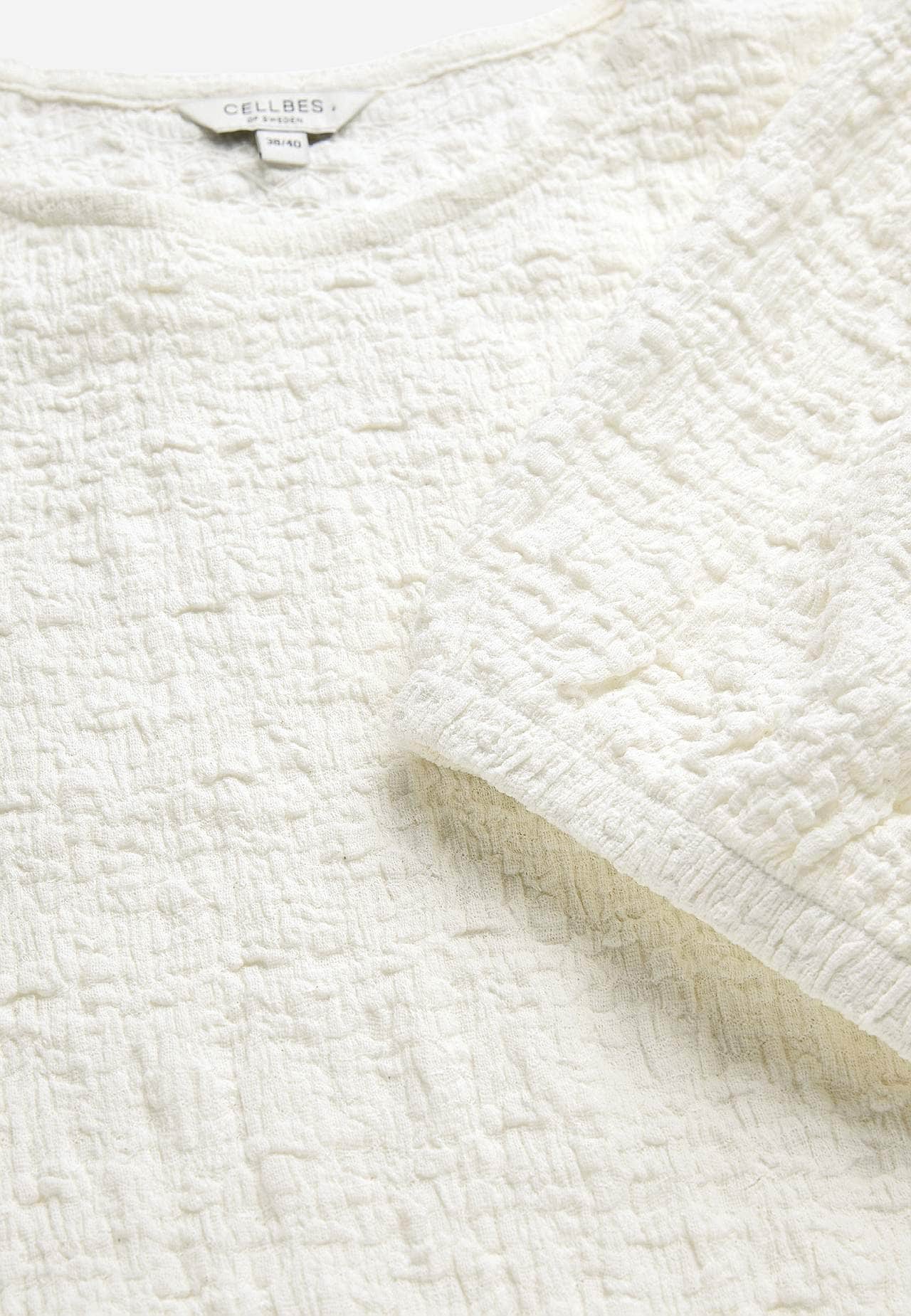 Trikotāžas tops ar tekstūru