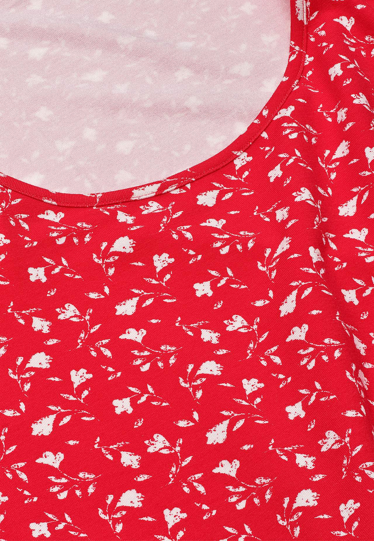 Puķaina trikotāžas tunika