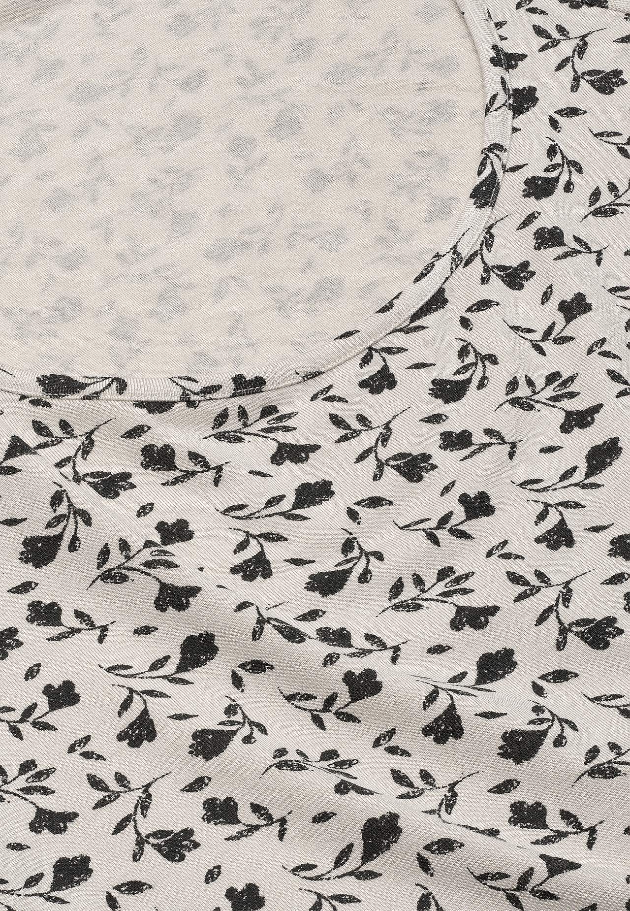 Puķaina trikotāžas tunika