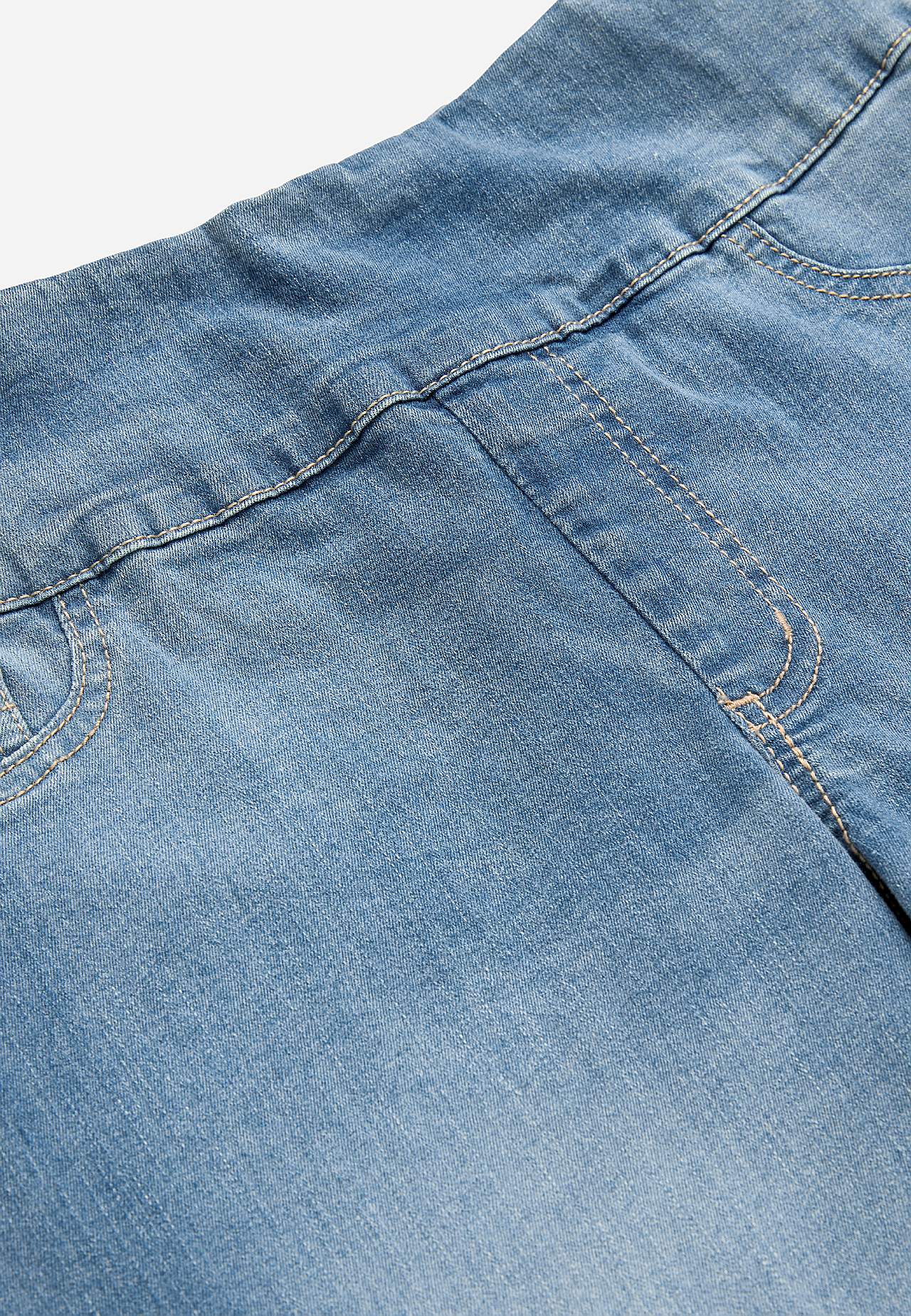 Plati potīšu garuma džinsi ar augstu jostasvietu Elisa