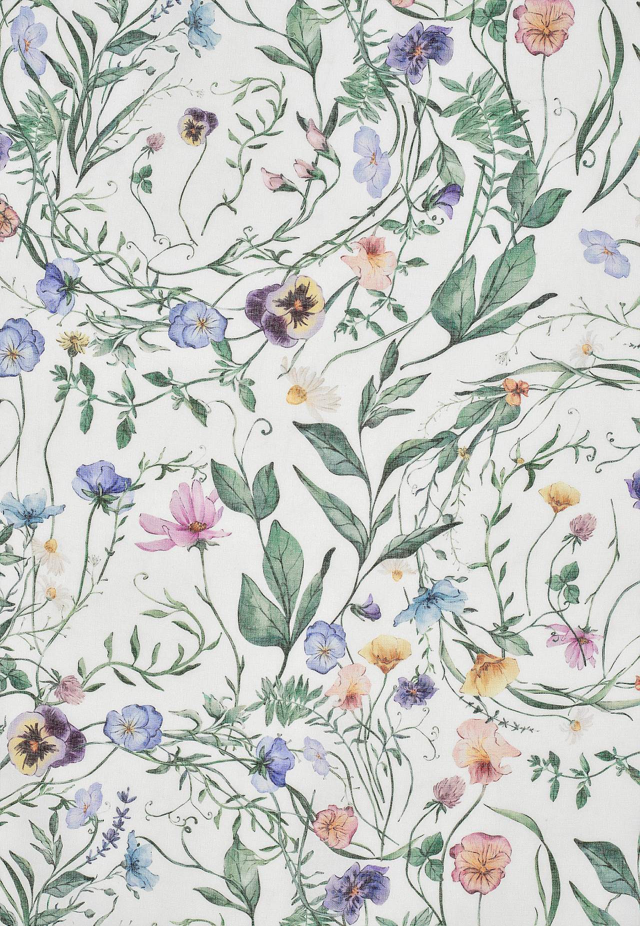 Puķains lambrekens ar daudzfunkcionālu lenti