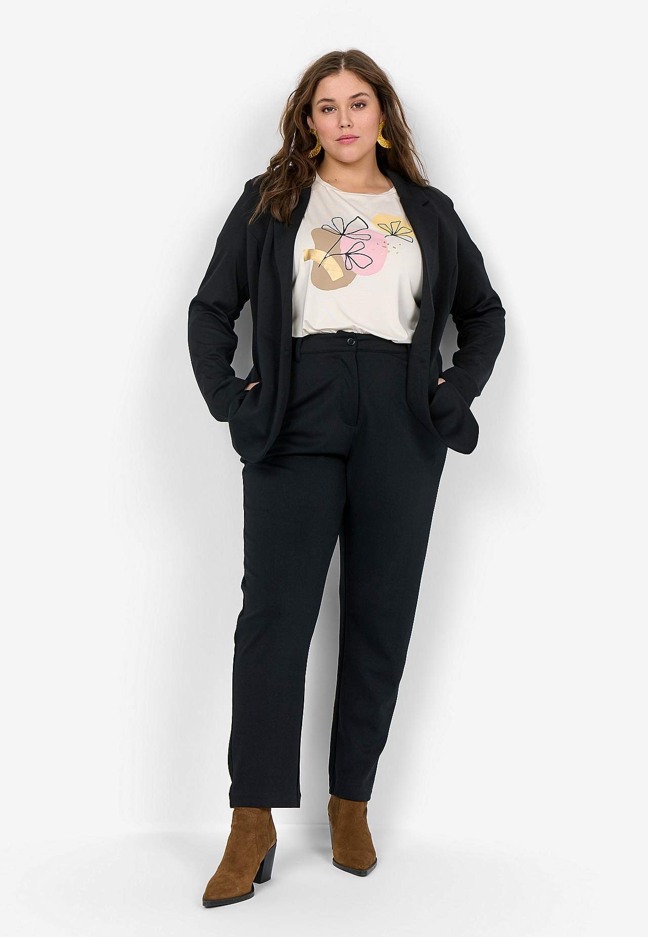 Elastīgas trikotāžas bikses