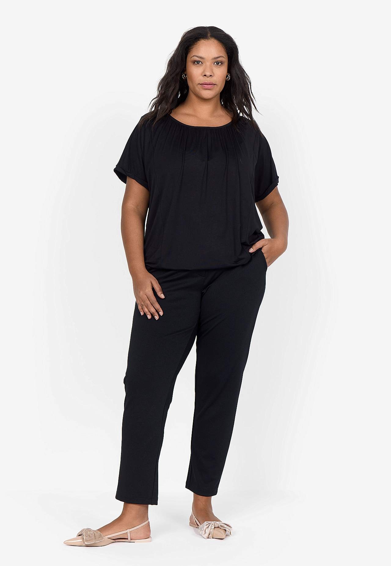 Elastīgas trikotāžas bikses