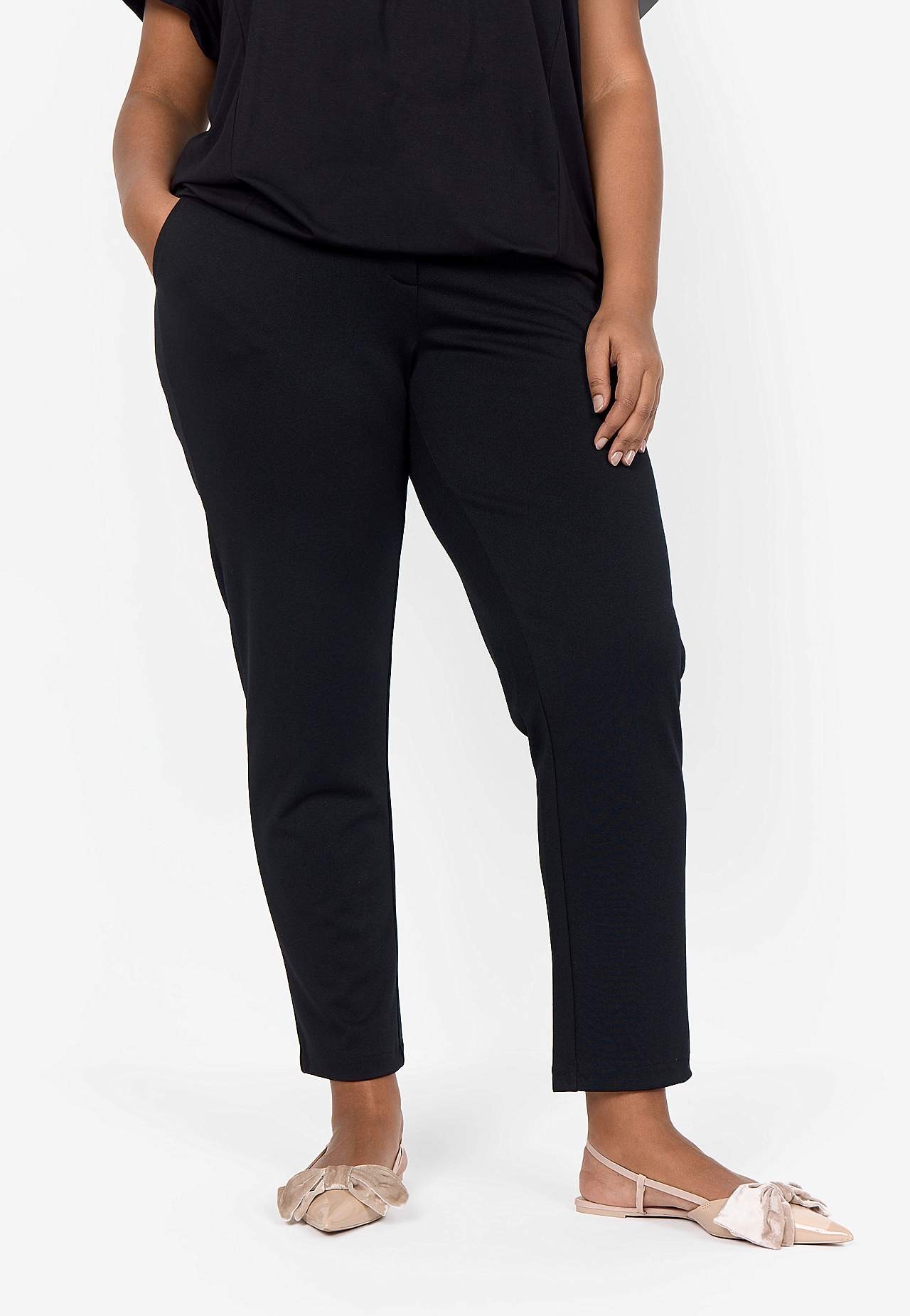 Elastīgas trikotāžas bikses