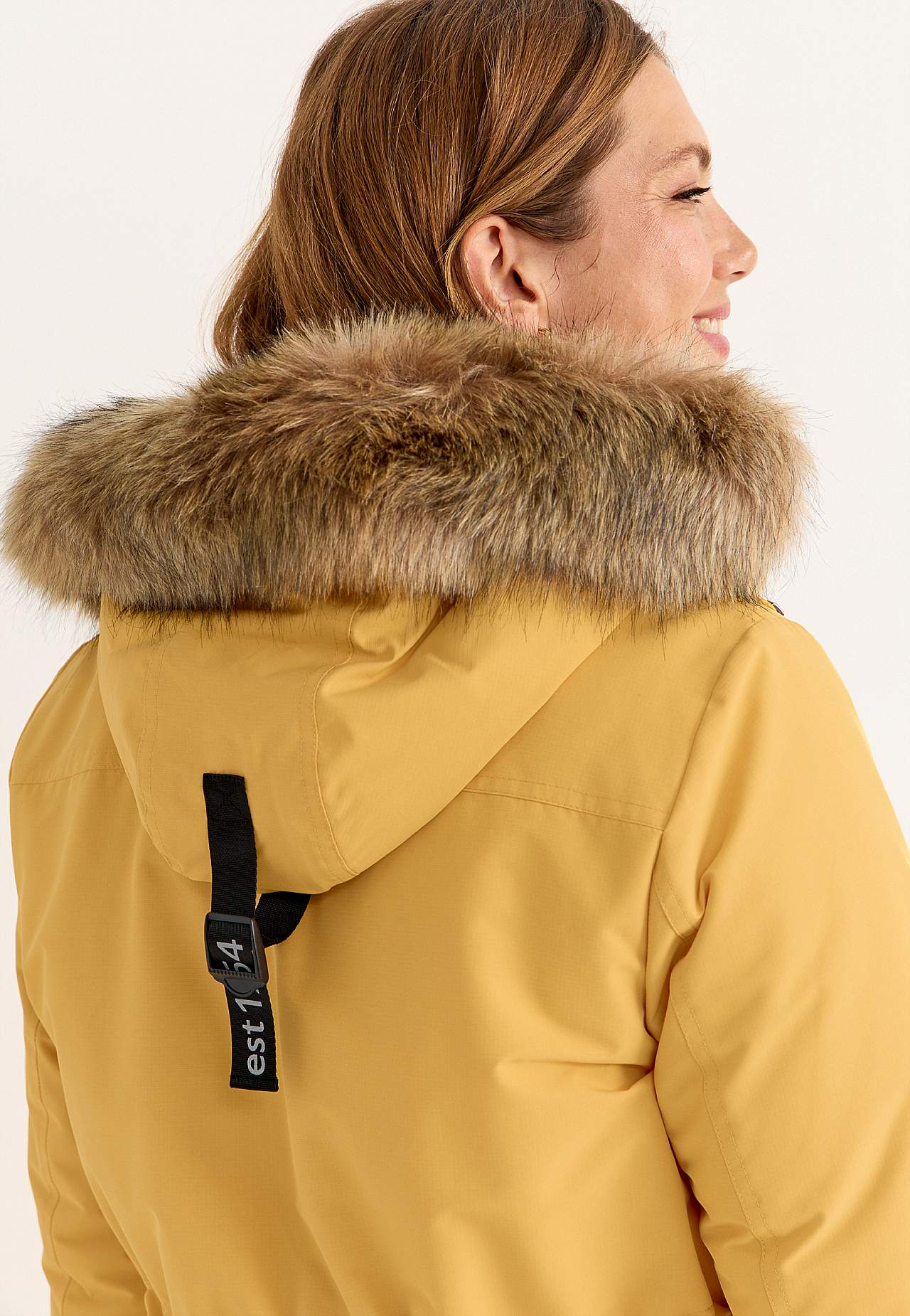 Silti oderēta parkas jaka Ice