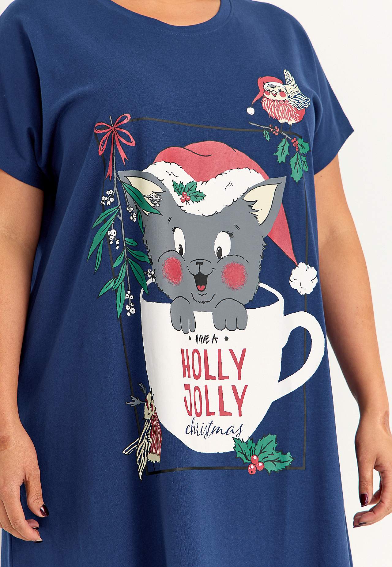 Naktskrekls ar Ziemassvētku motīvu