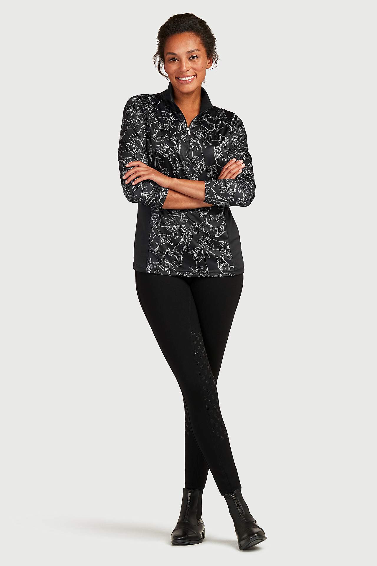 Izjādes bikses ar ceļgalu polsteriem