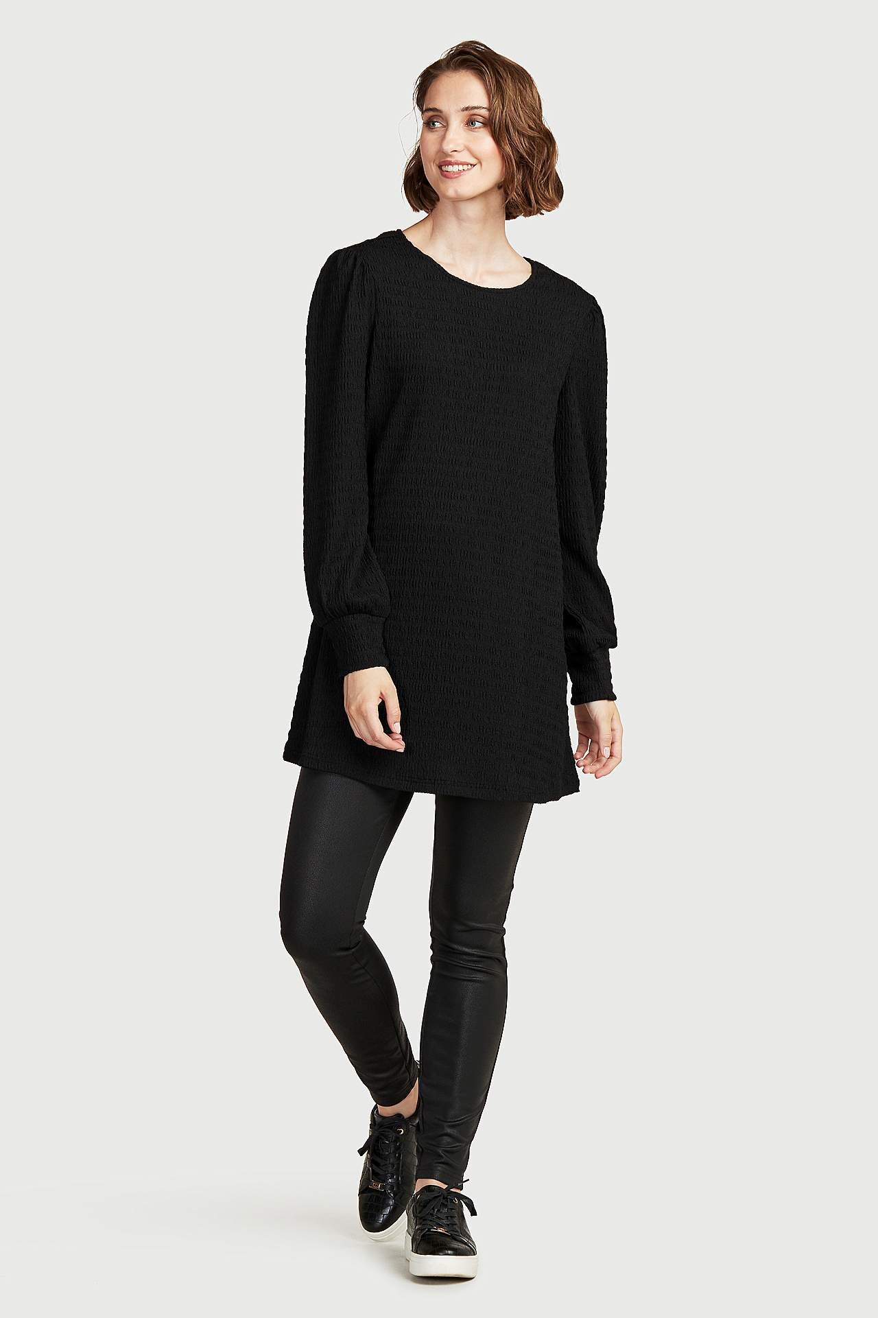 Krokota auduma trikotāžas tunika