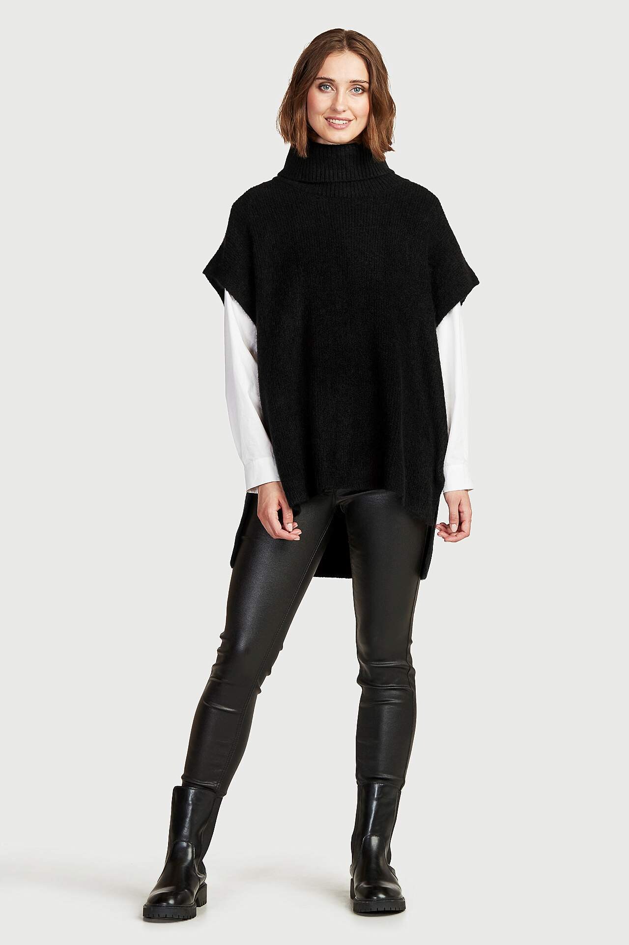 Džemperis ar polo apkali