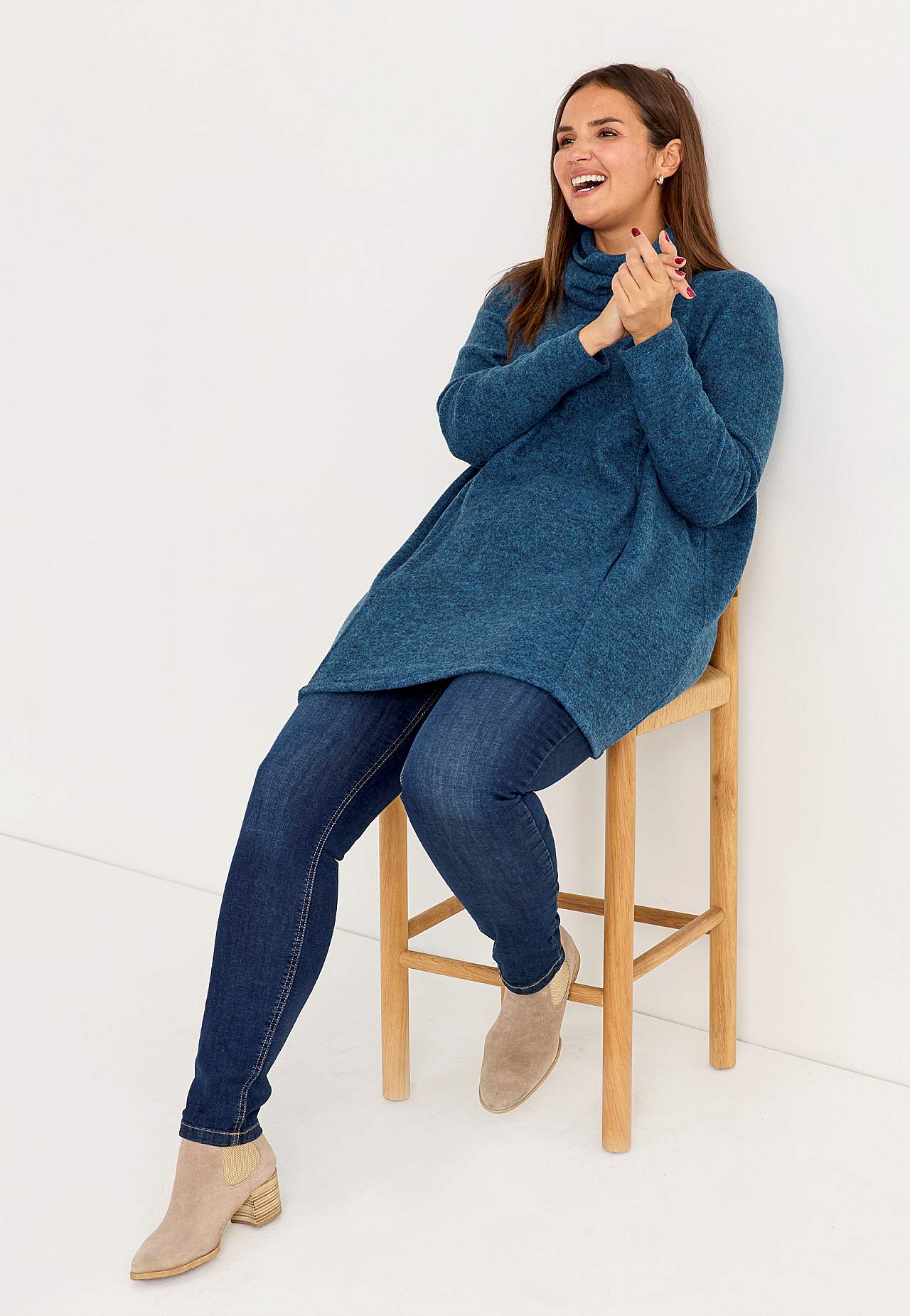 Īpaši mīksta tunika ar kabatām