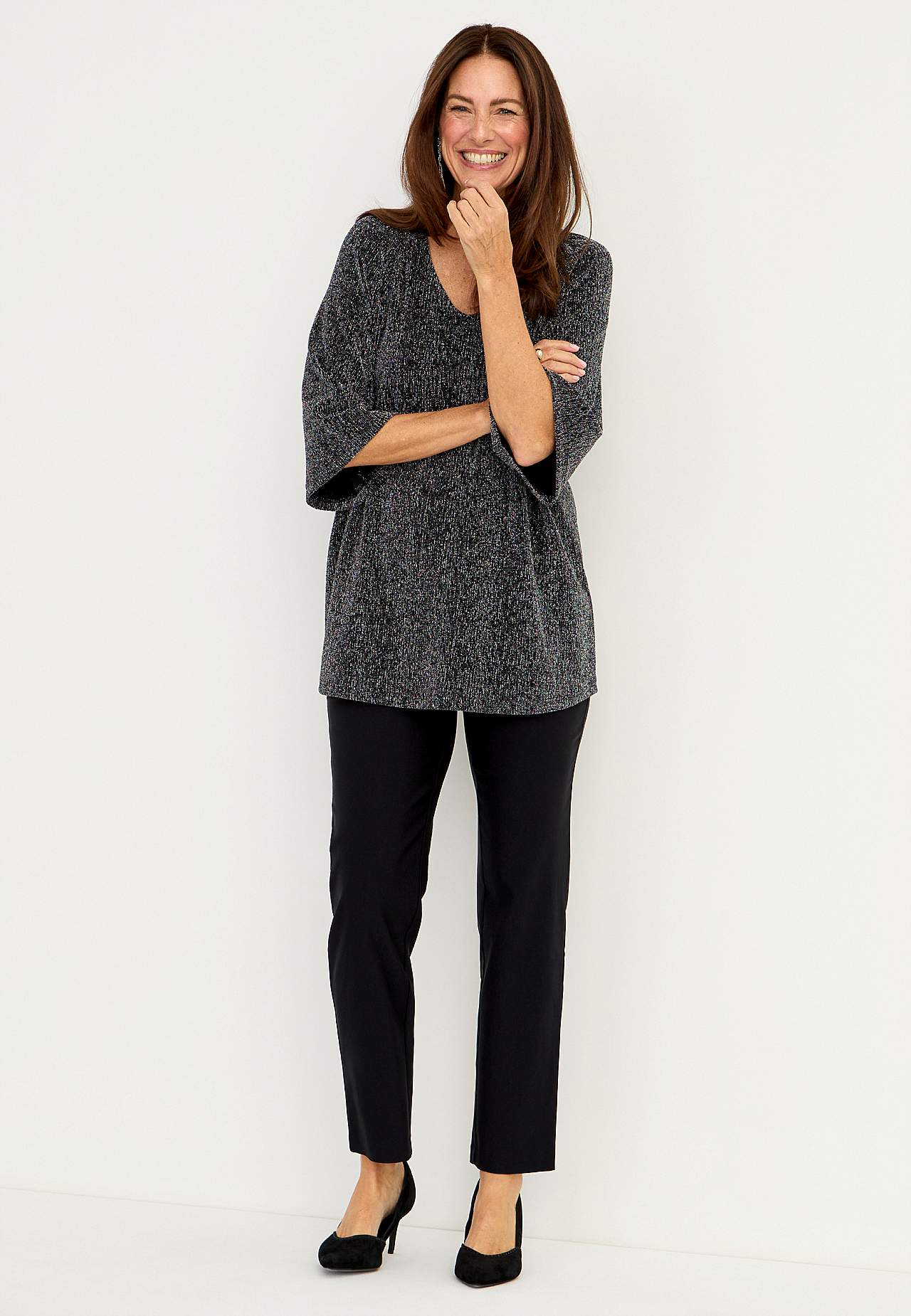 Svētku tunika ar mirdzošiem diegiem