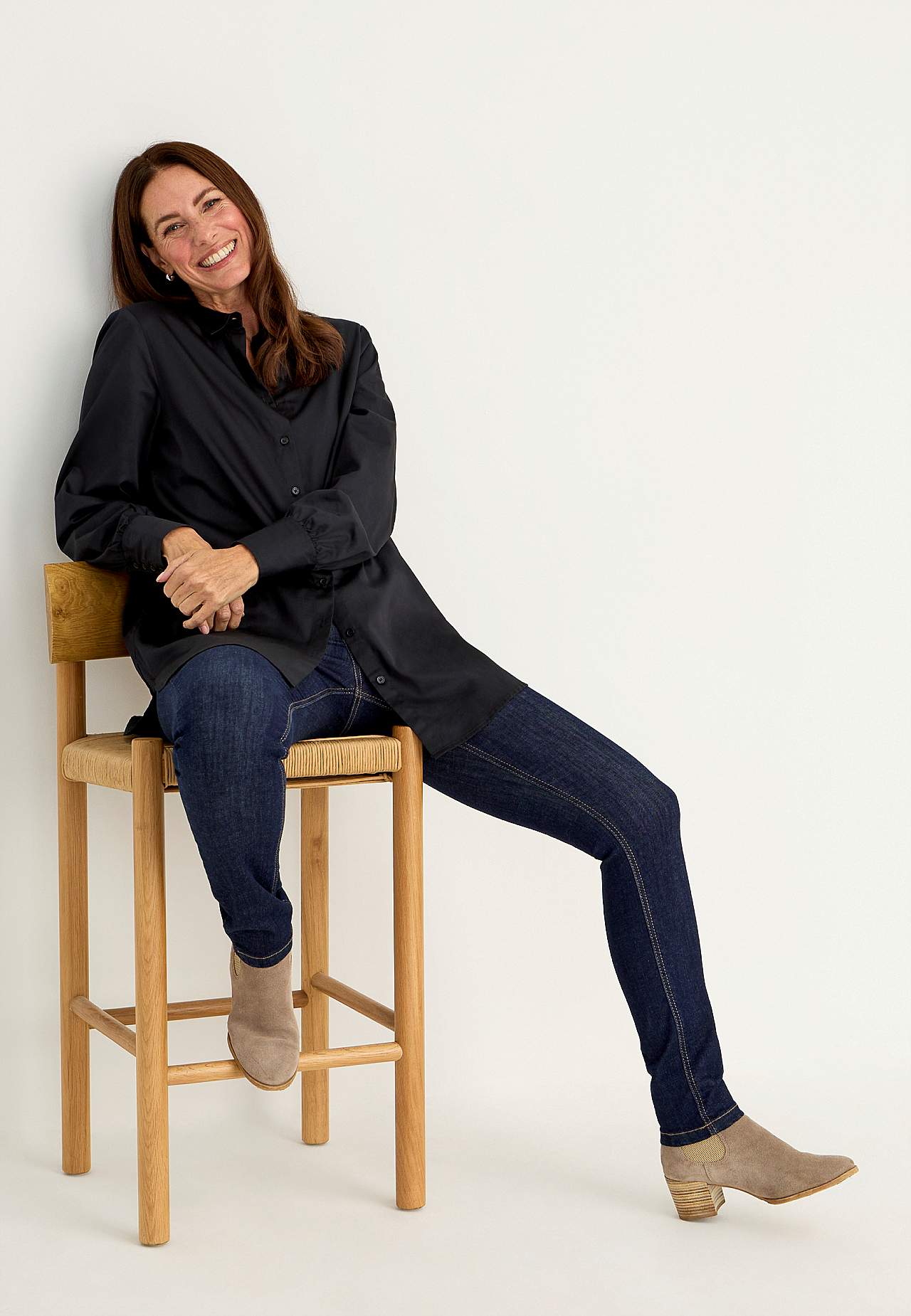 Garš kokvilnas satīna krekls