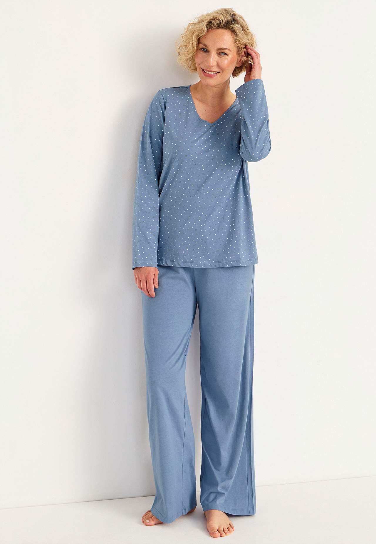 Divdaļīga punktaina pidžama