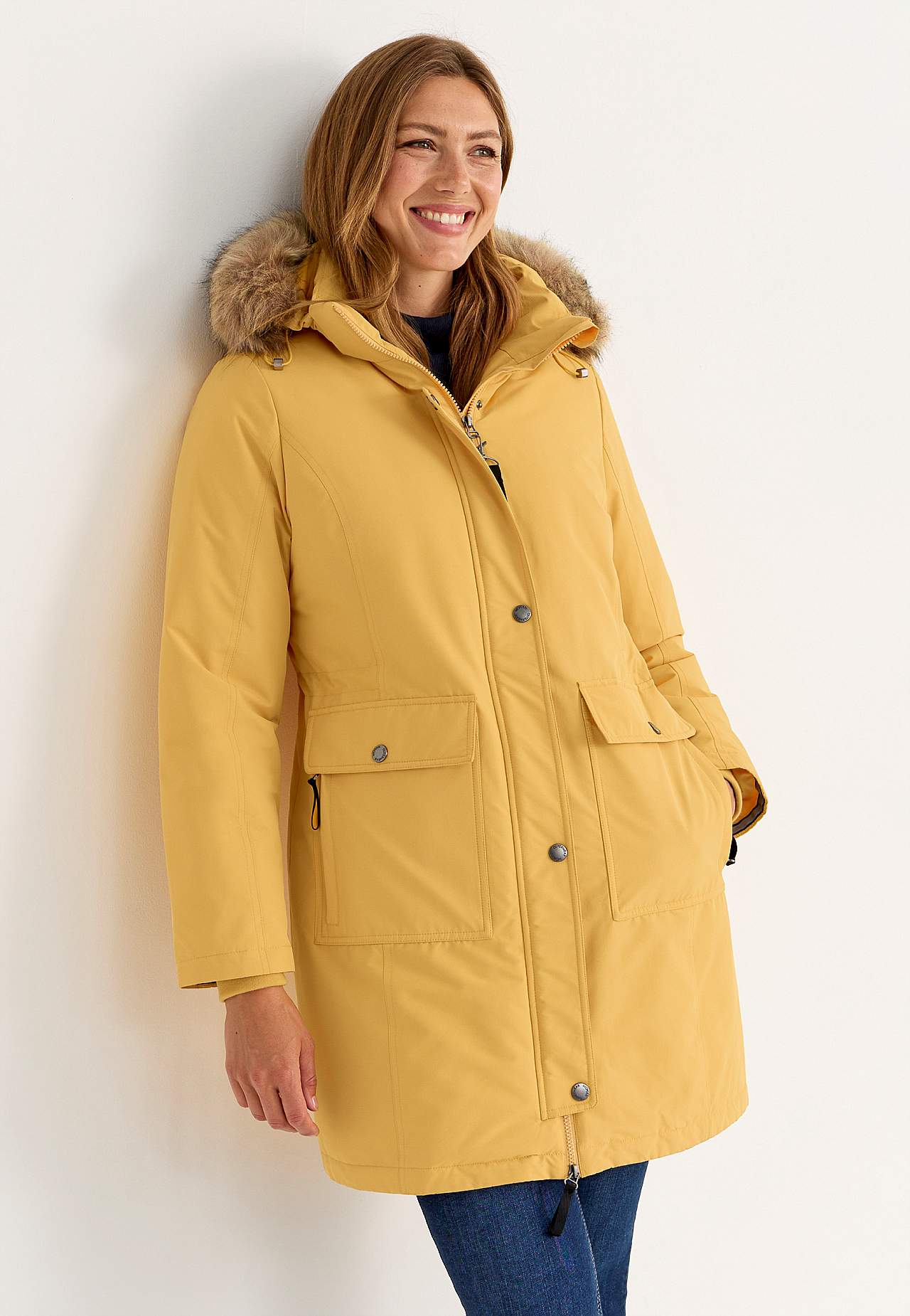 Silti oderēta parkas jaka Ice