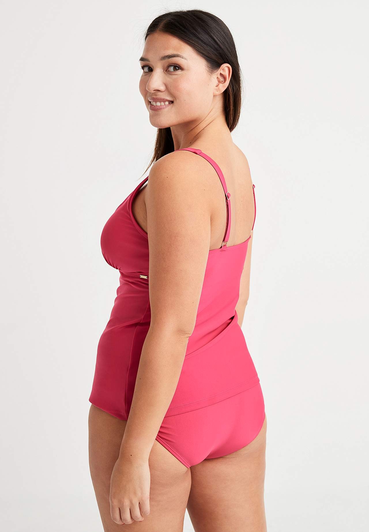 Vienkrāsains tankini tops