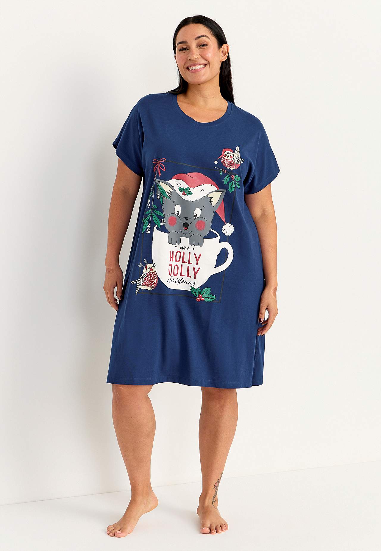 Naktskrekls ar Ziemassvētku motīvu