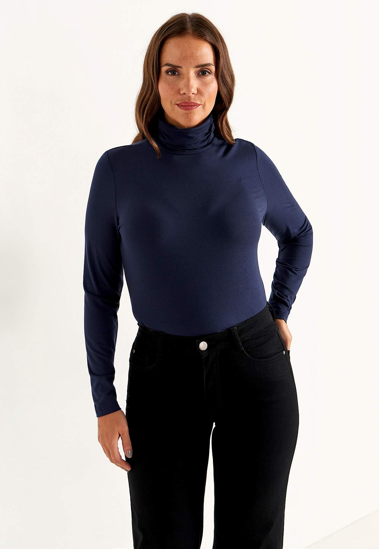Modāla polo džemperis Premium