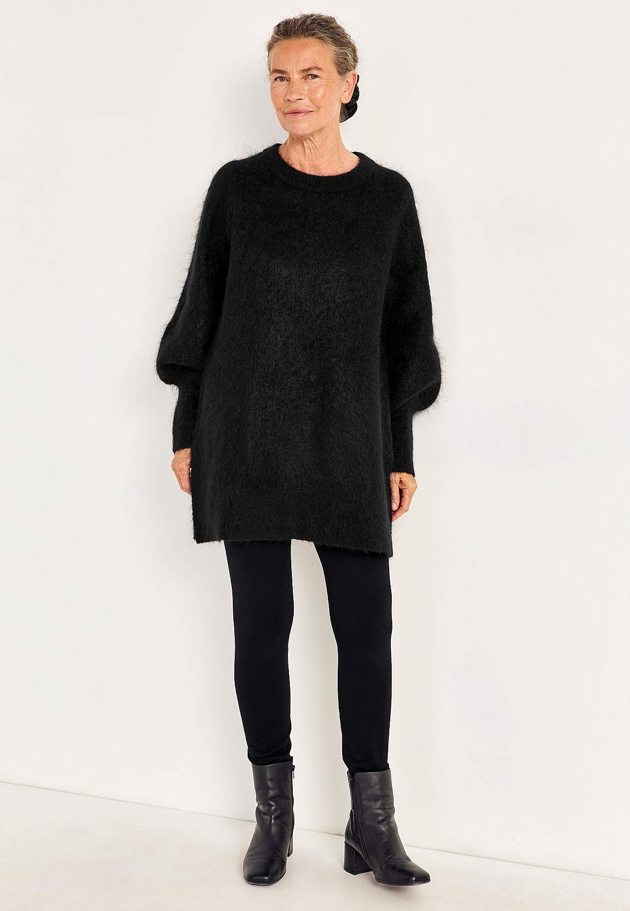 Mohēras un vilnas maisījuma tunika Premium