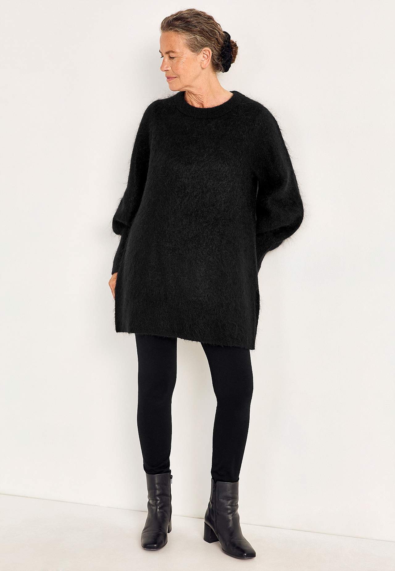 Mohēras un vilnas maisījuma tunika Premium