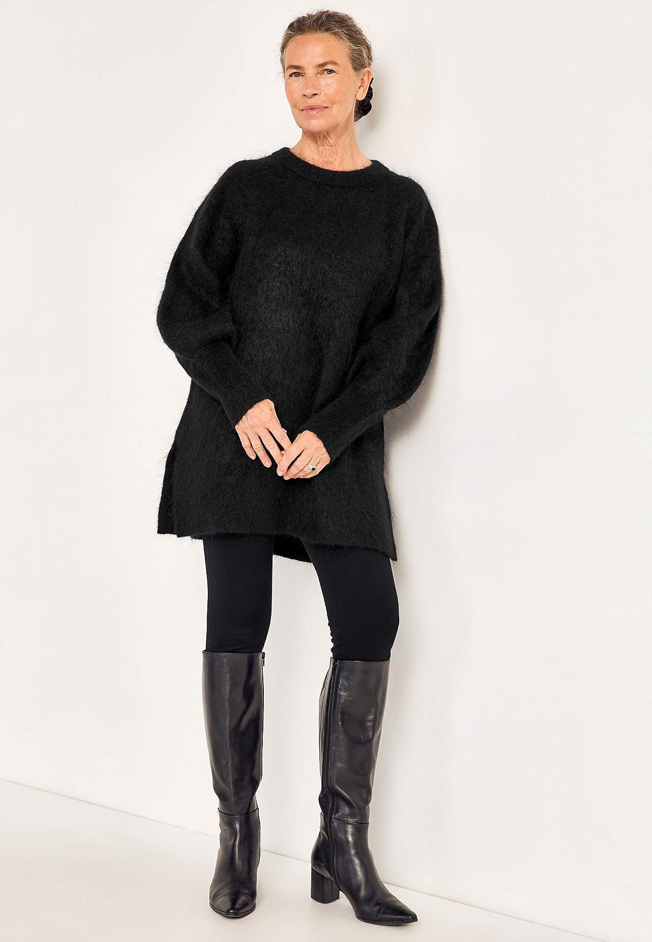 Mohēras un vilnas maisījuma tunika Premium