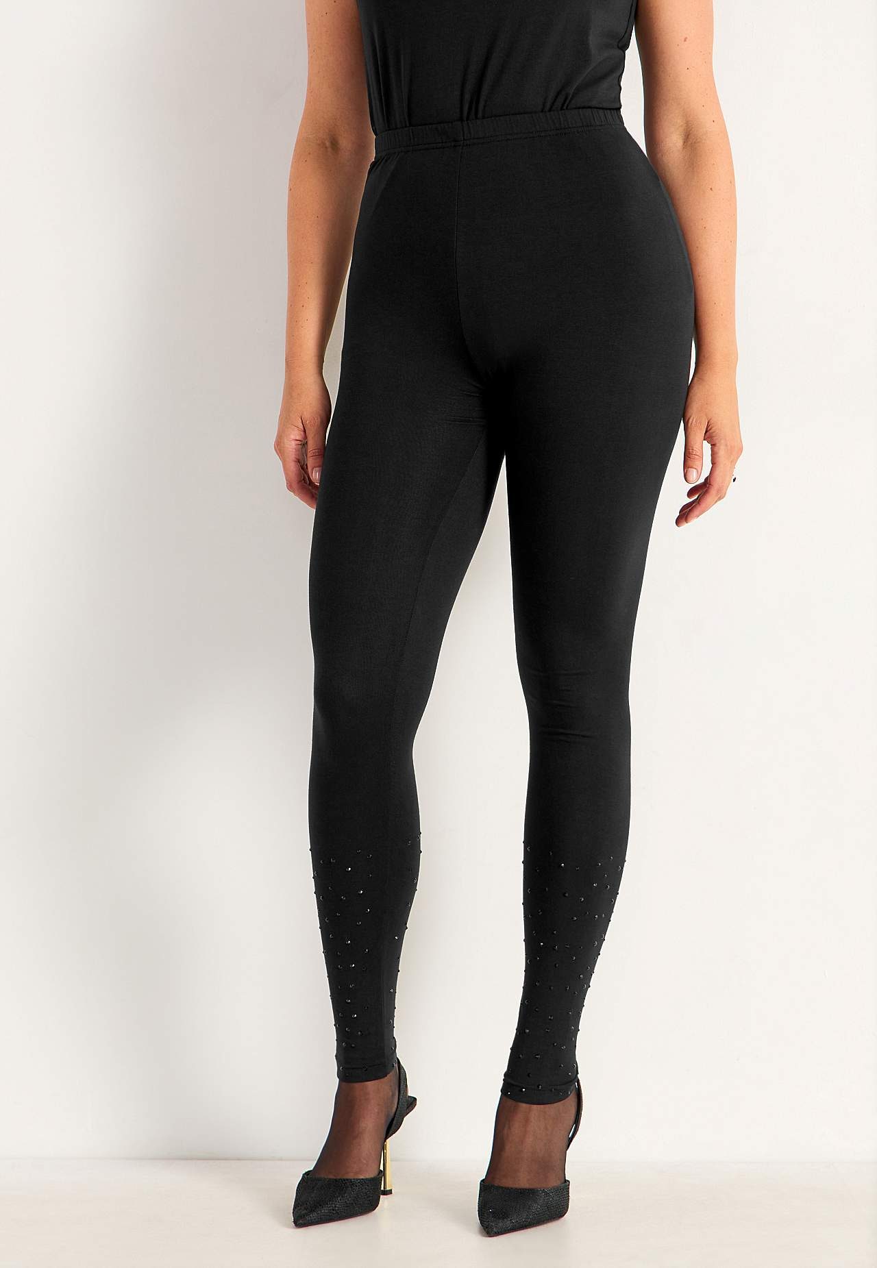 Legingi ar mirdzošiem akmentiņiem