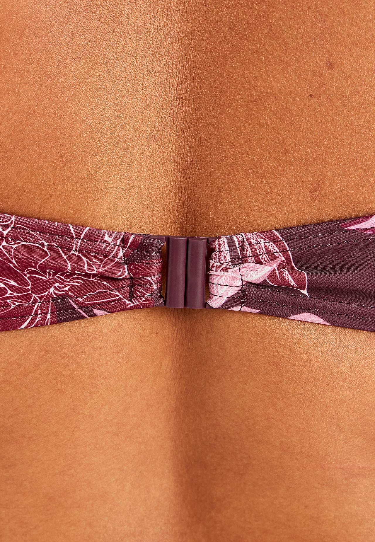 Rakstains bikini krūšturis