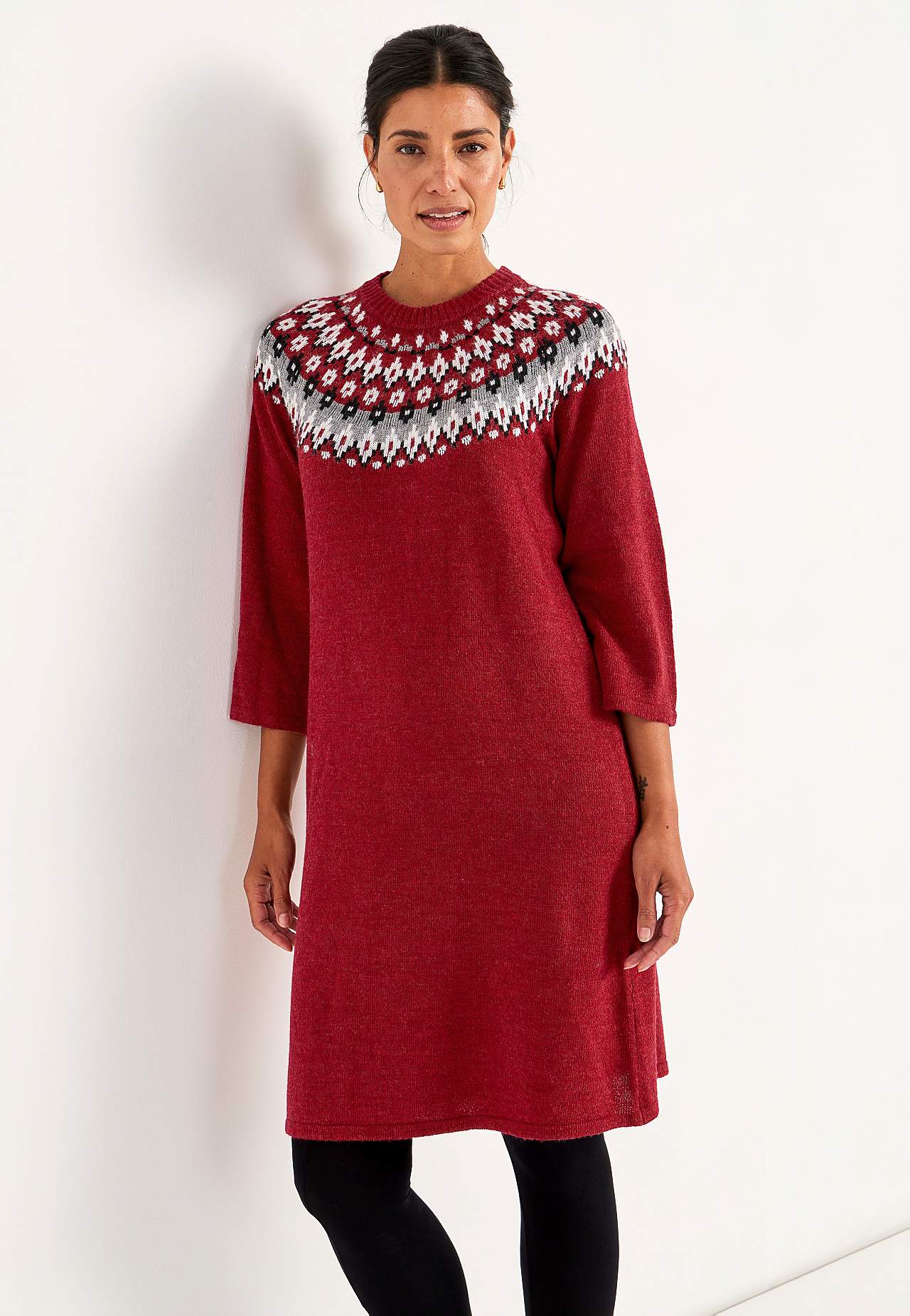 Adīta žakarda raksta kleita