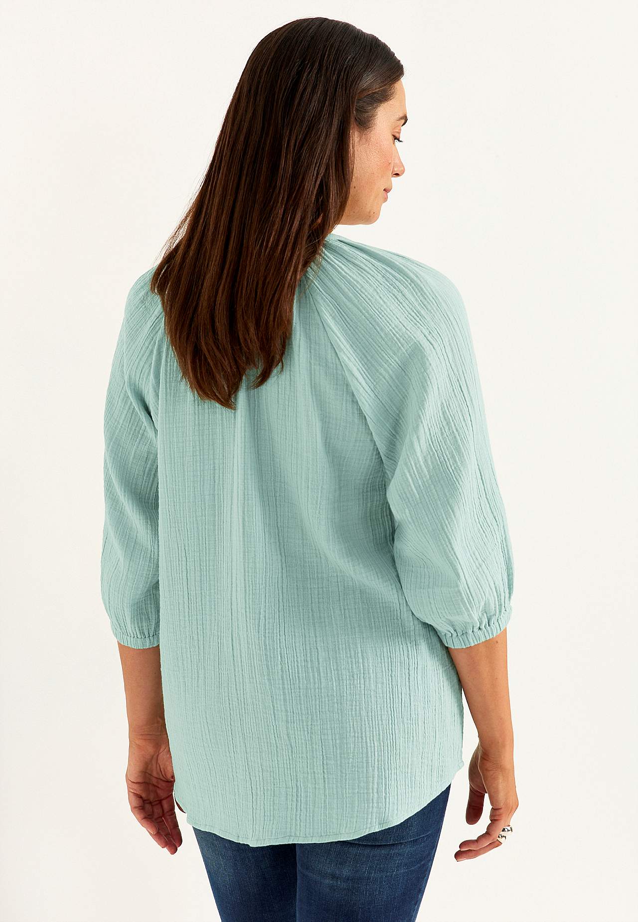 Krokotas kokvilnas tunika.