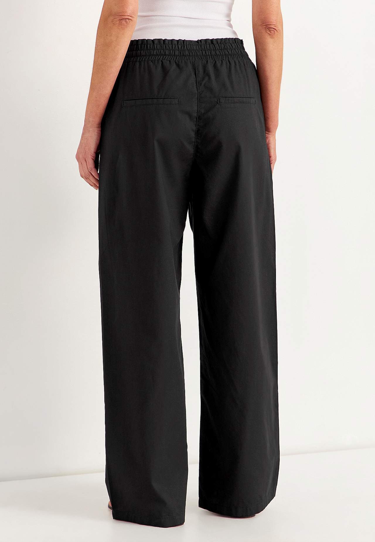 Mazgātas kokvilnas bikses