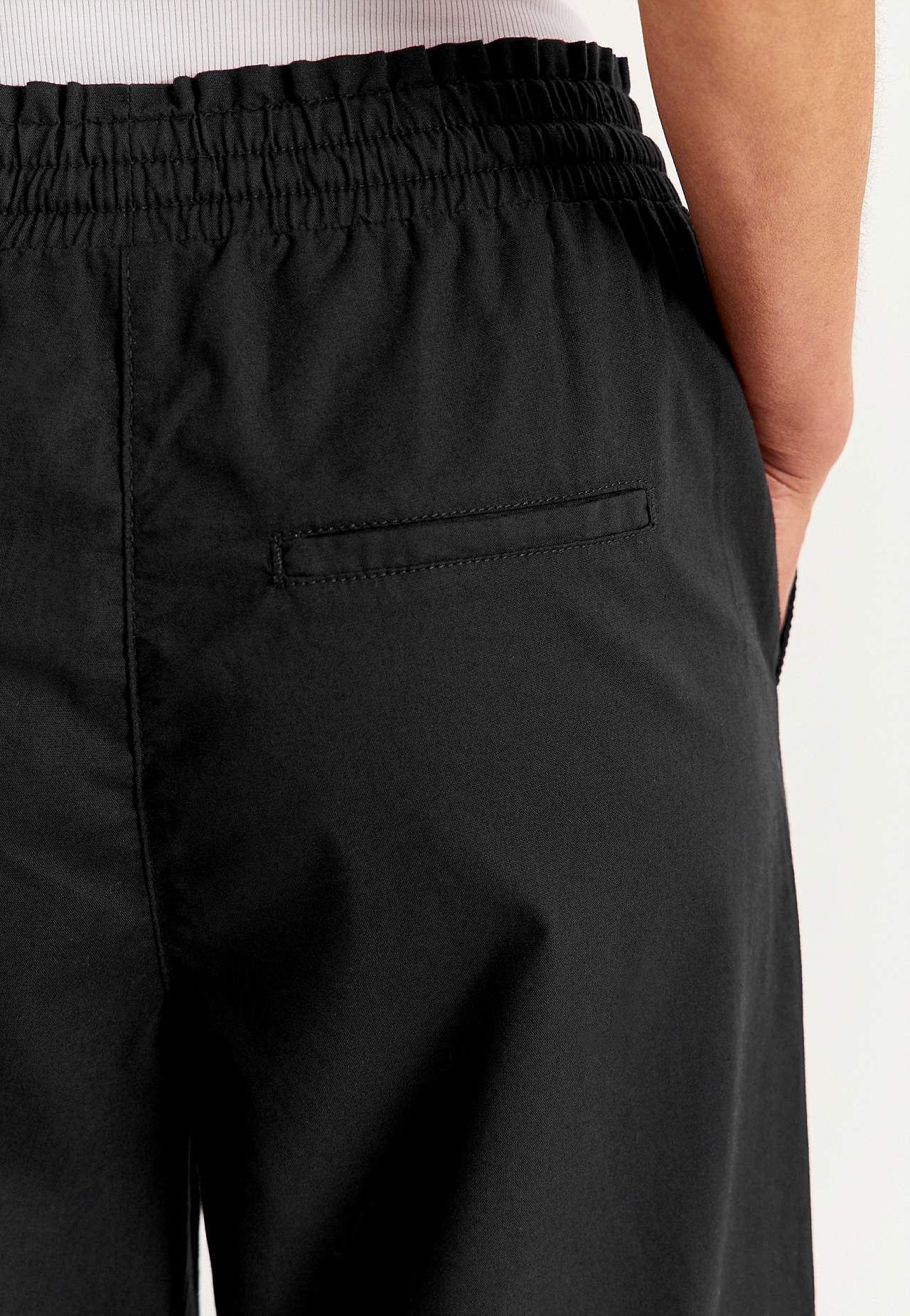 Mazgātas kokvilnas bikses