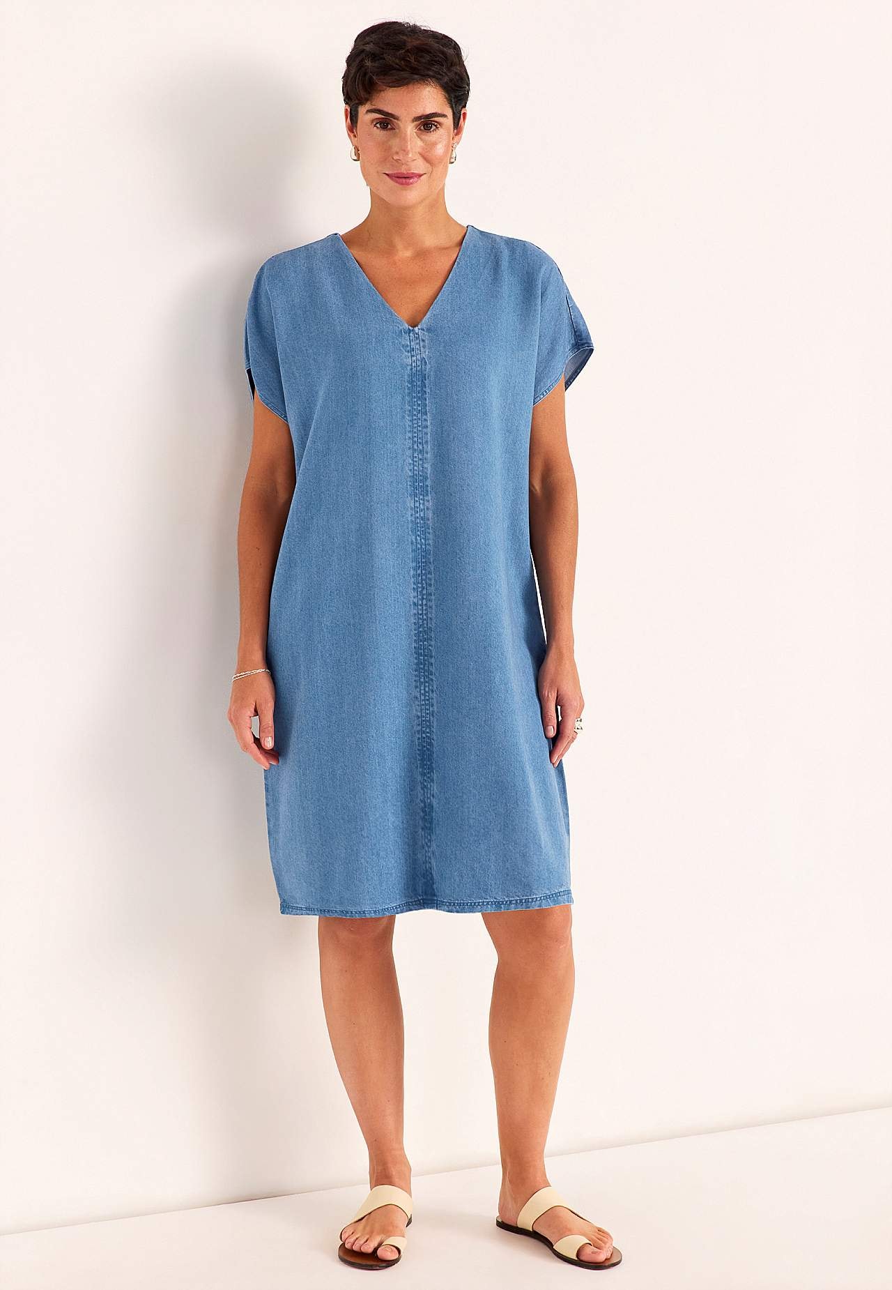 Ļoti mīksta Premium džinsa kleita