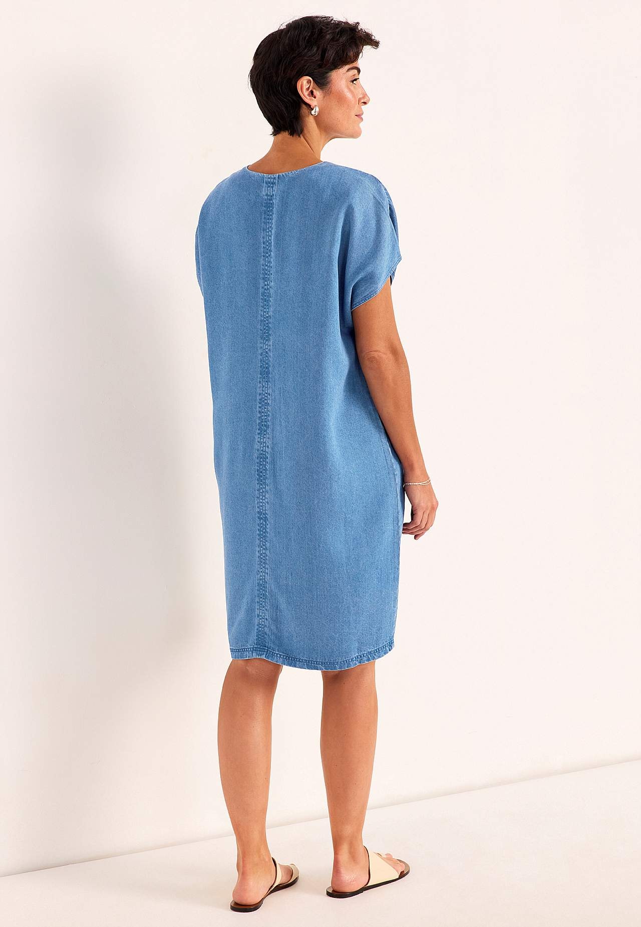 Ļoti mīksta Premium džinsa kleita