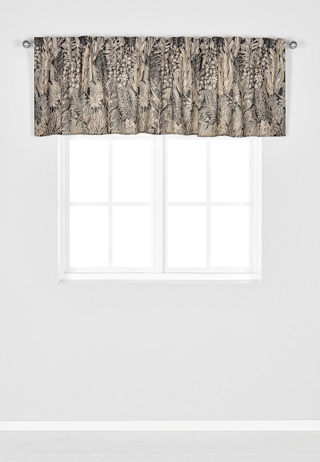 Rakstains lambrekens ar daudzfunkcionālu lenti