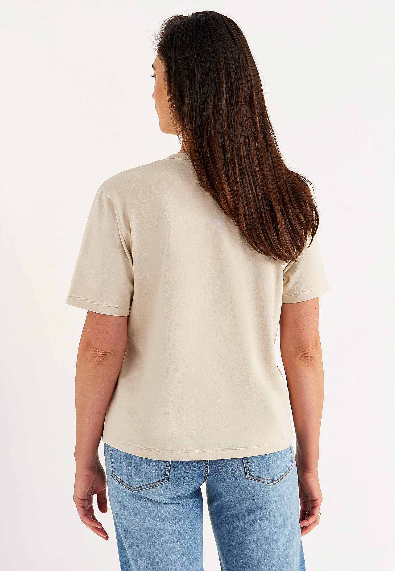 Organiskās kokvilnas T krekls ar apdruku