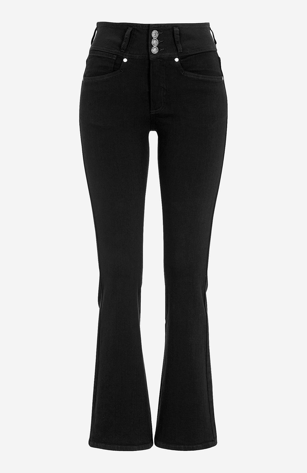 Bootcut džinsi ar augstu jostasvietu