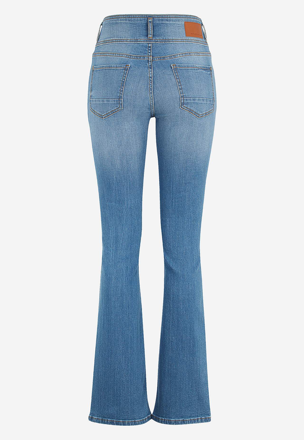 Bootcut džinsi ar augstu jostasvietu