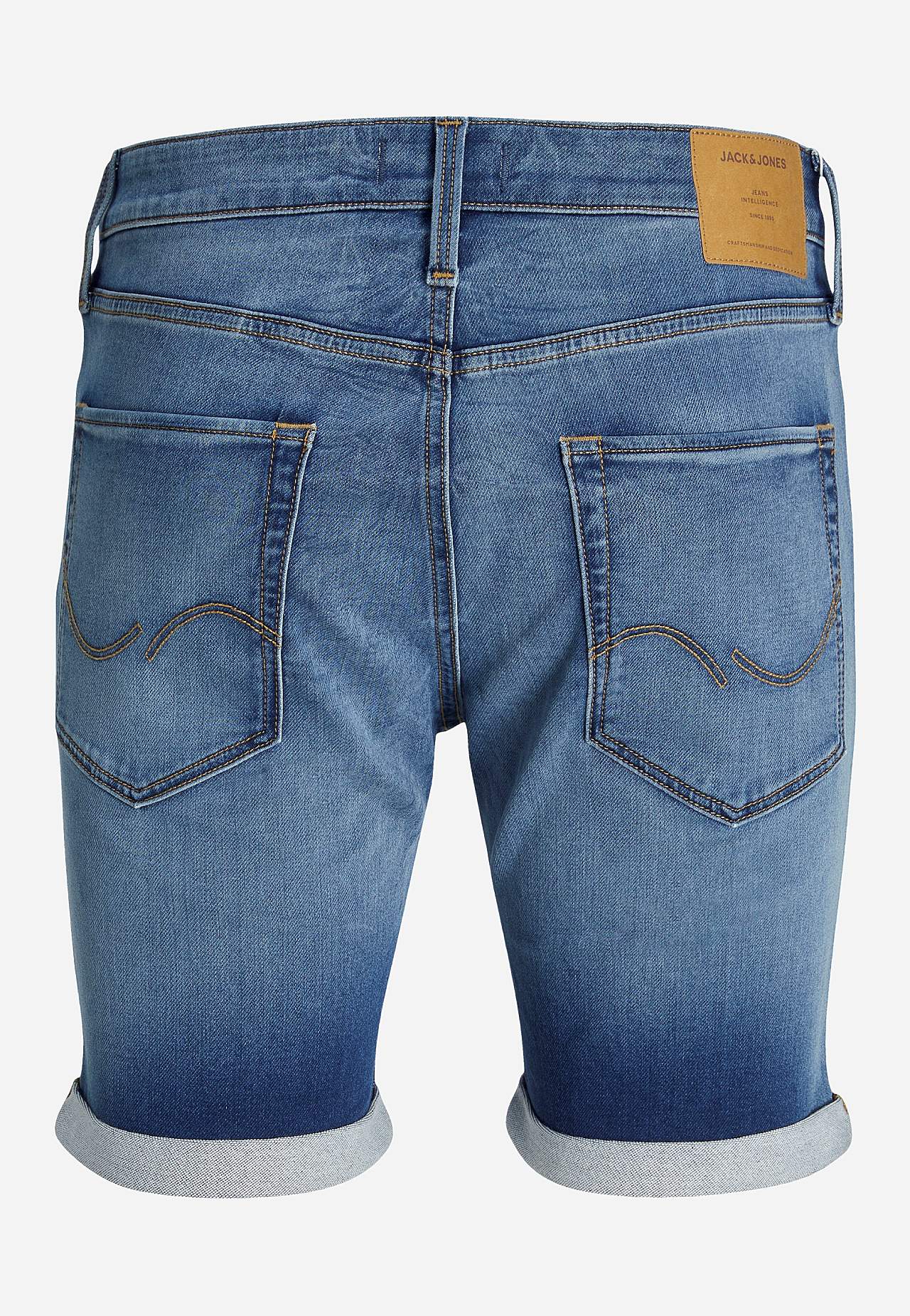 Džinsa šorti ar uzlocītiem staru galiem