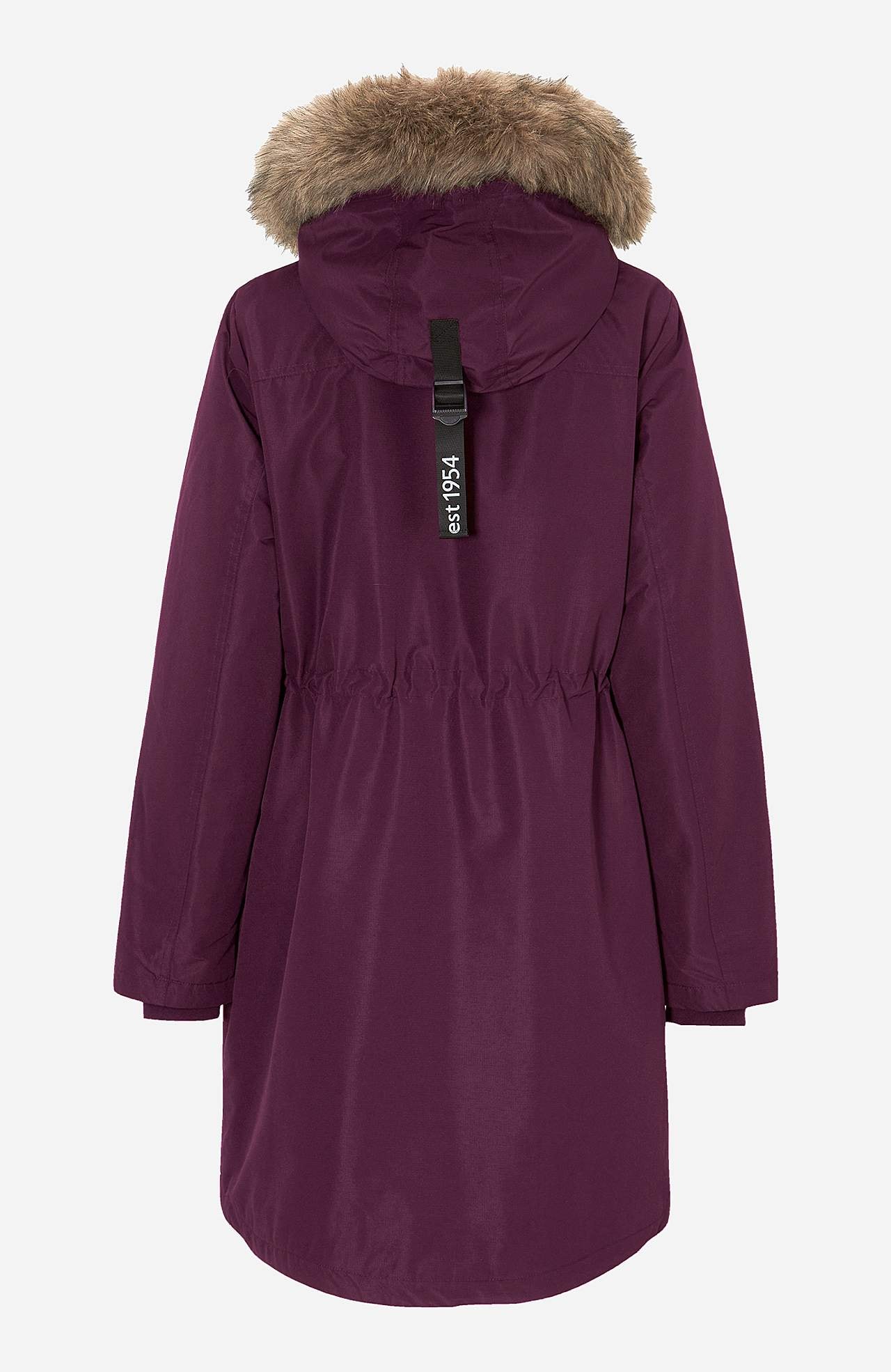 Silti oderēta parkas jaka