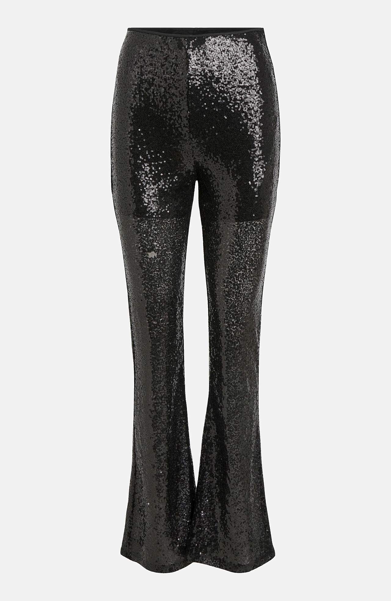 Fliteru bikses ar paplatinātām starām Sequins