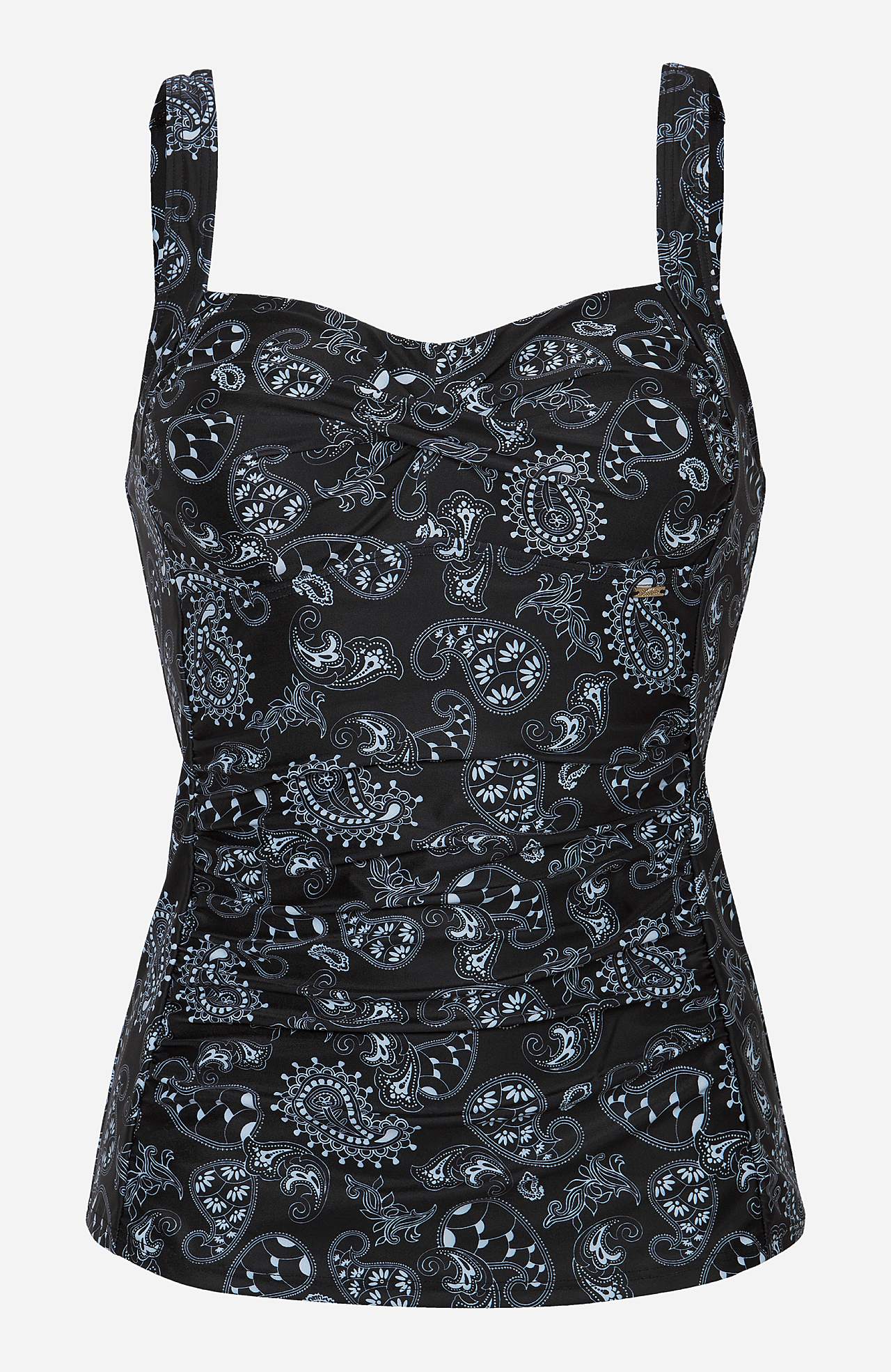 Tankini tops ar nierīšu rakstu