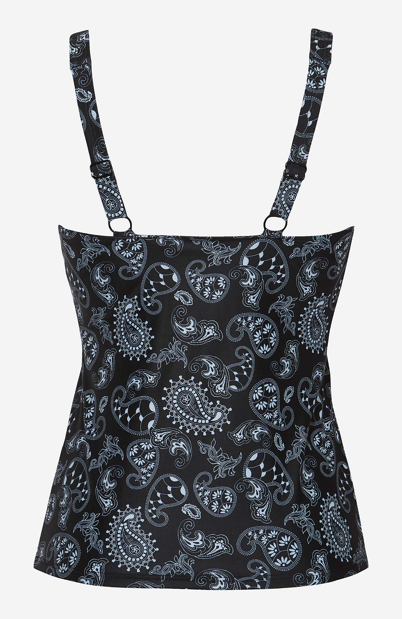 Tankini tops ar nierīšu rakstu